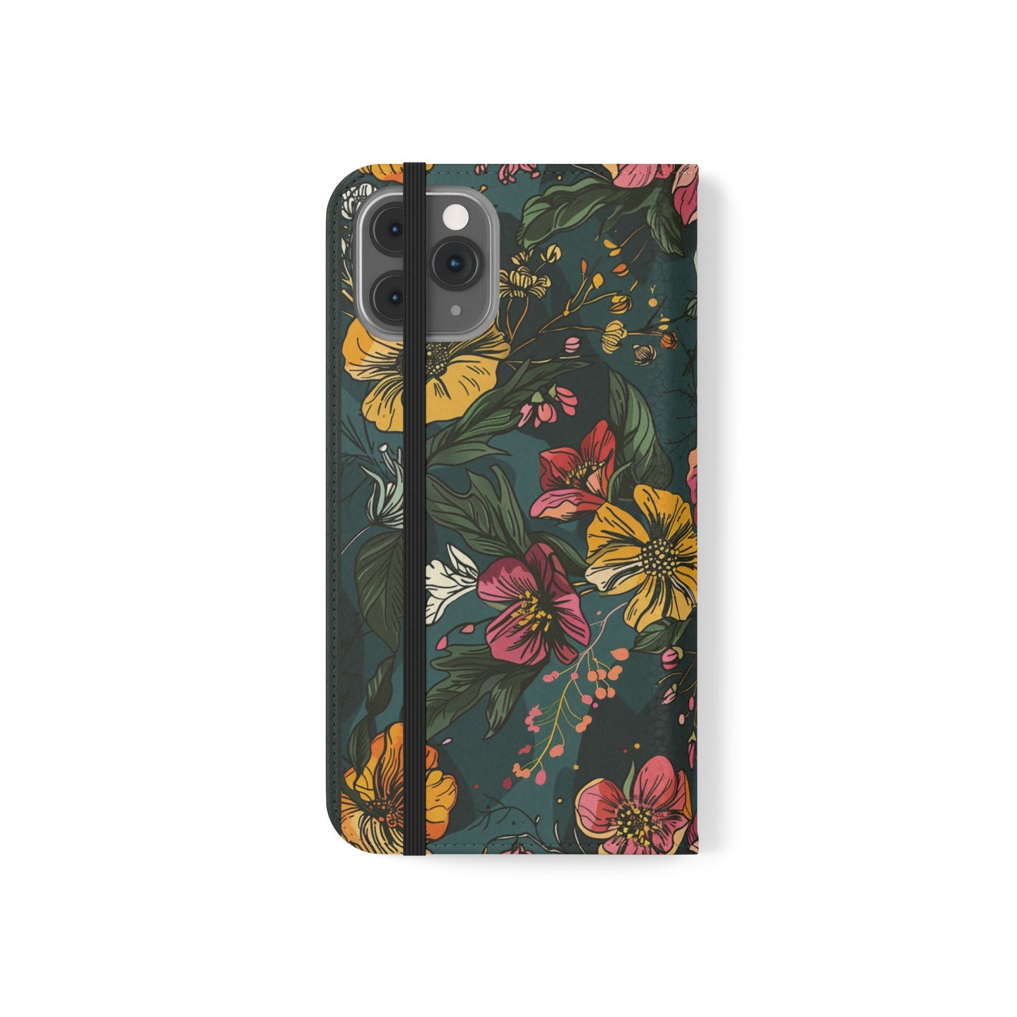 Vintage Floral Bloom - Wallet Flip Case