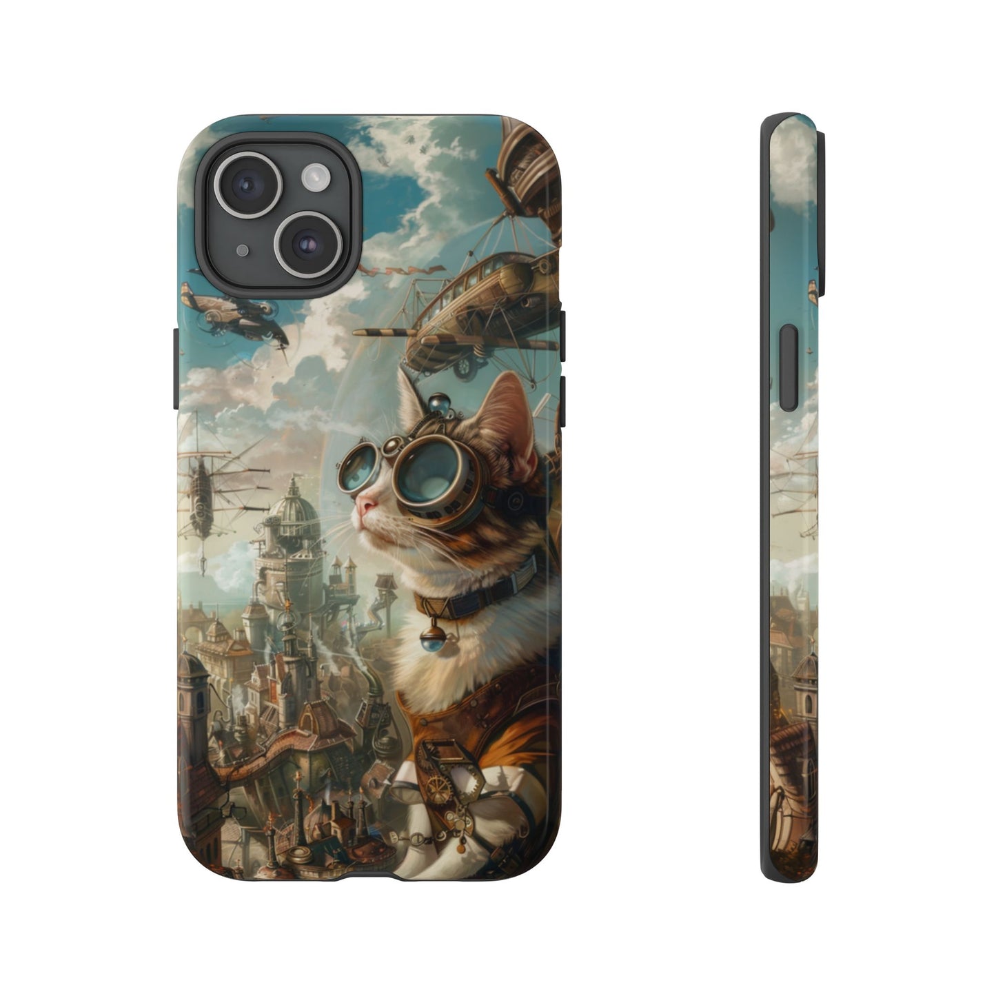 Steampunk Aviator Cat - Tough iPhone Case
