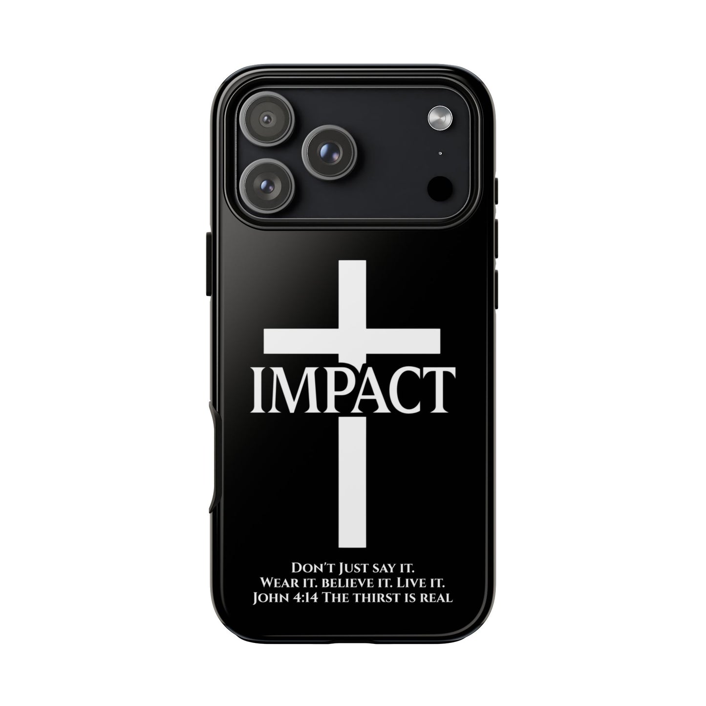 Impact Black/White - Tough iPhone Case