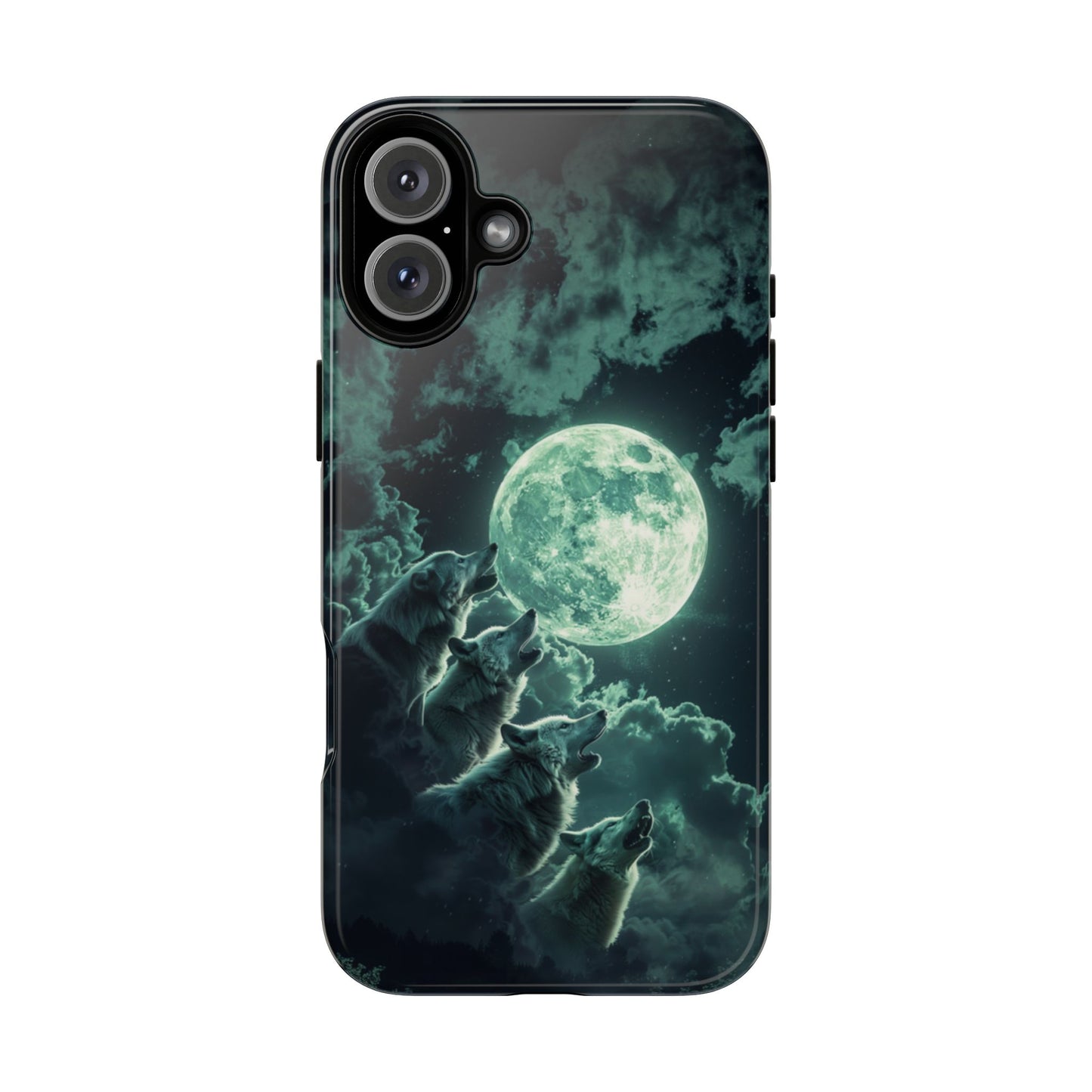 Moonlit Wolf Chorus - Tough iPhone Case