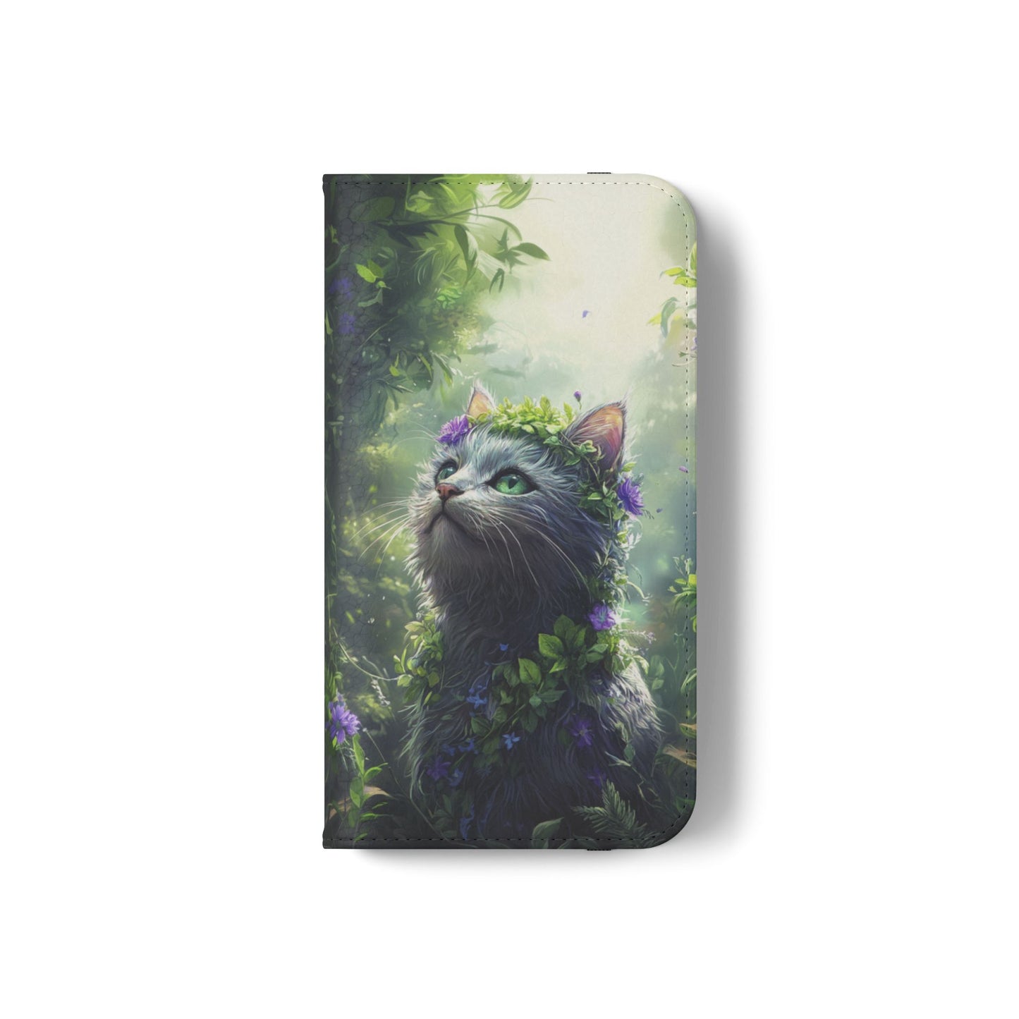 Forest Spirit Cat - Wallet Flip Case