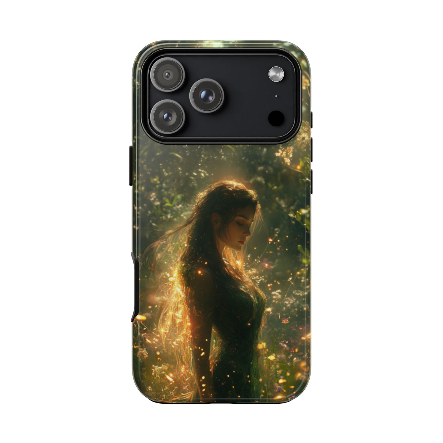 Forest Goddess Golden Light Meadow - Tough iPhone Case