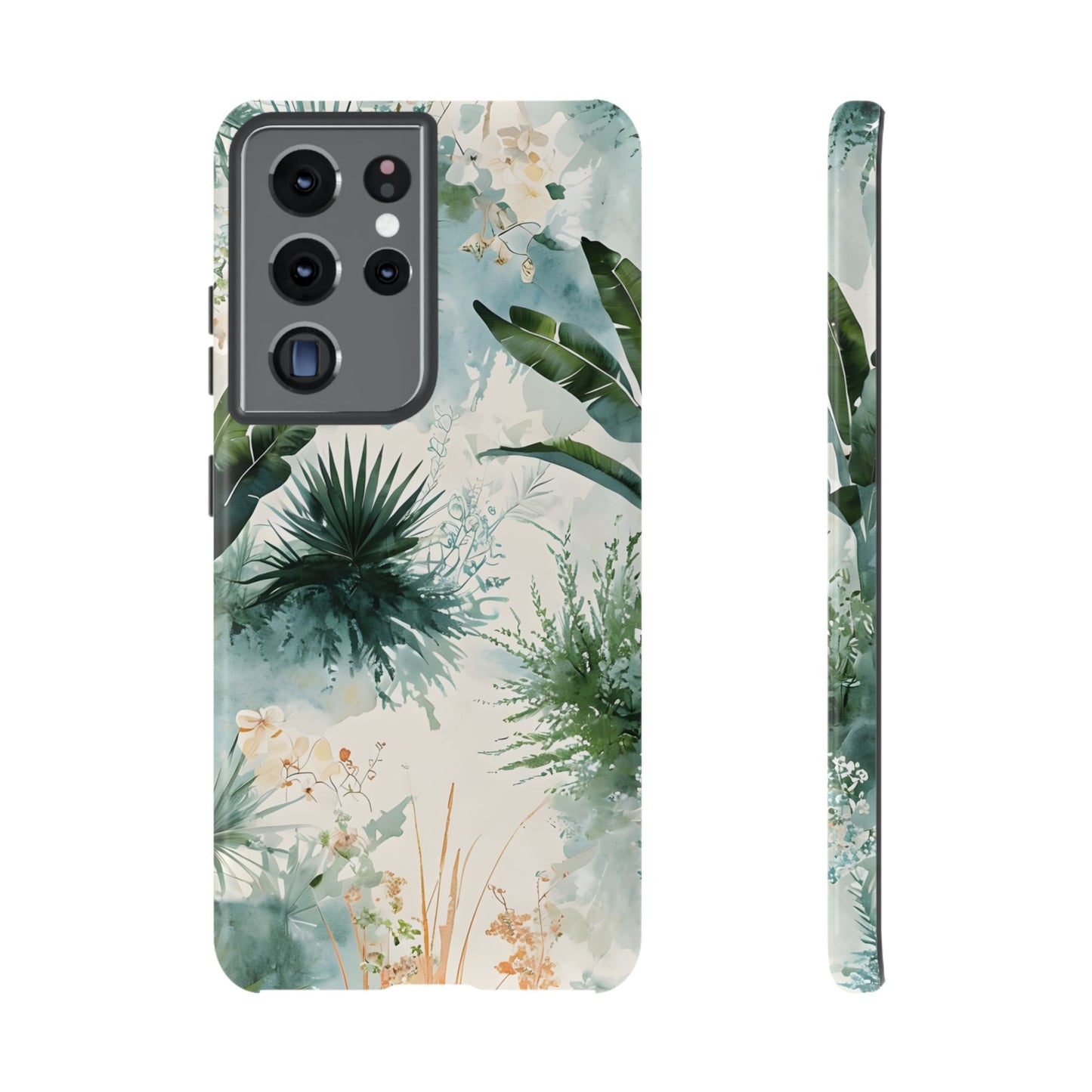 Tropical Botanical Watercolor - Tough Samsung Galaxy Case