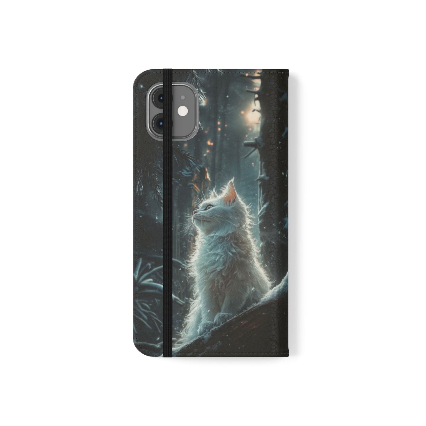 Winter Spirit Cat - Wallet Flip Case