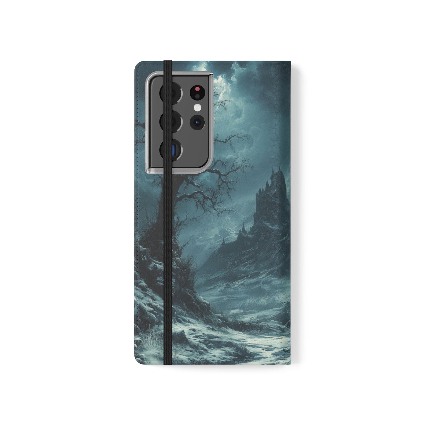 Stormy Castle - Wallet Flip Case