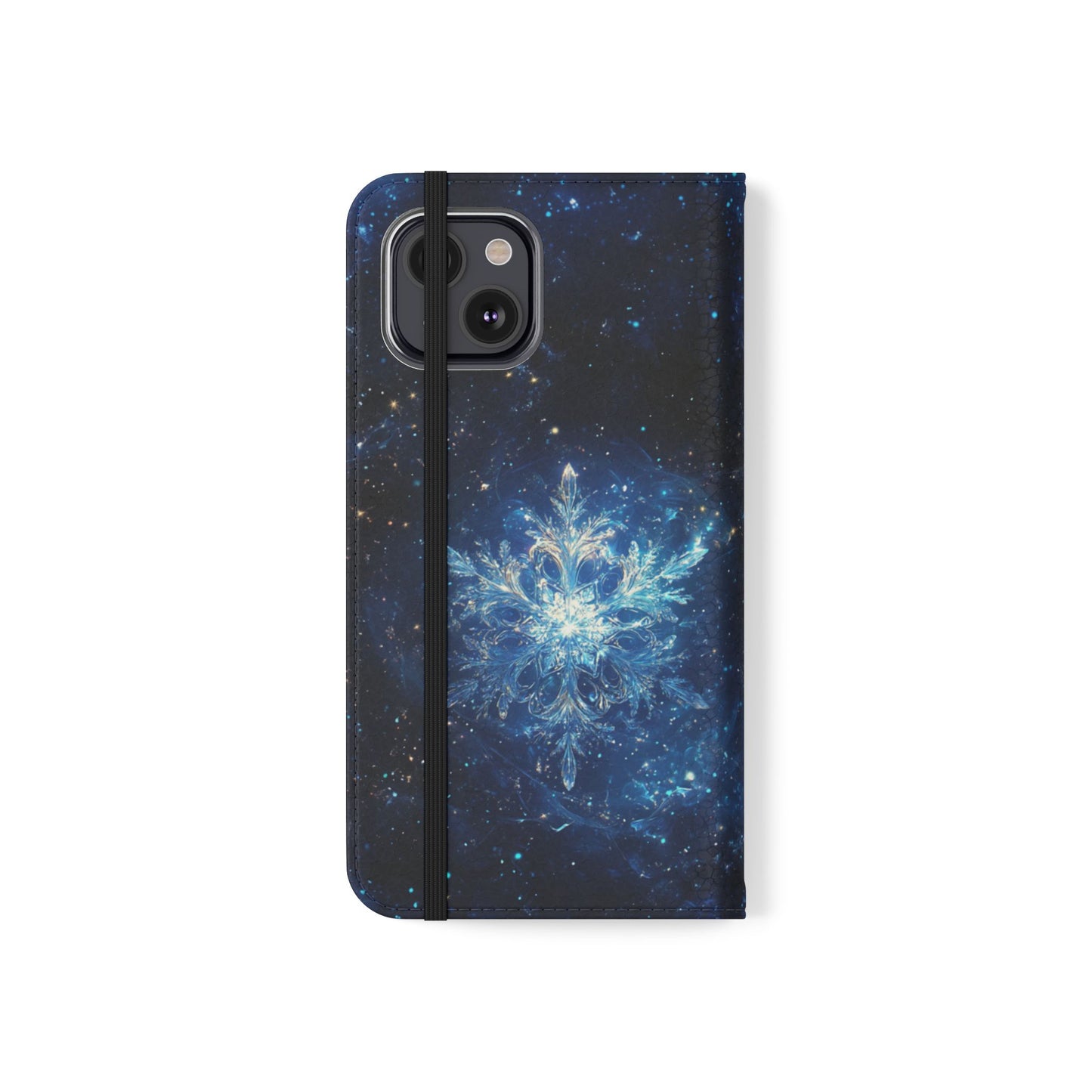 Cosmic Snowflake - Wallet Flip Case