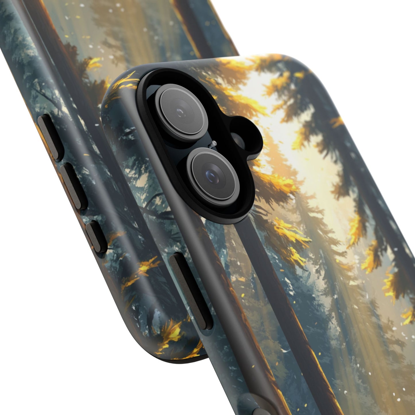 Golden Forest Path – Tough iPhone Case