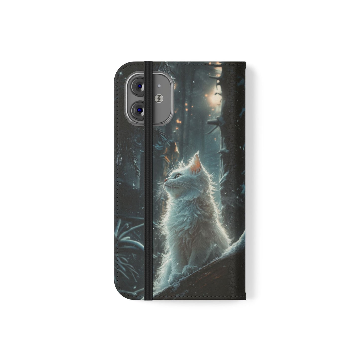 Winter Spirit Cat - Wallet Flip Case