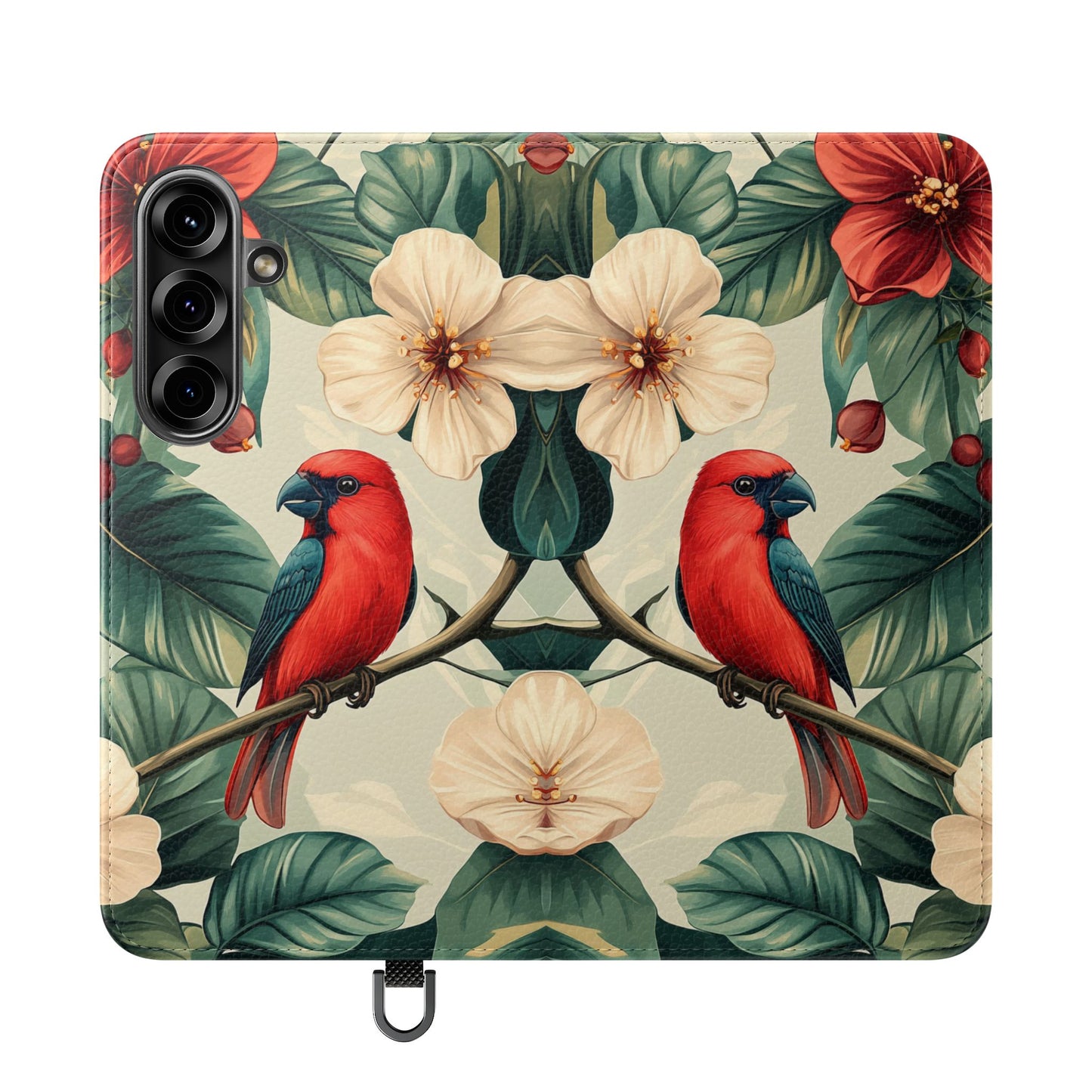 Scarlet Songbird - Wallet Flip Case
