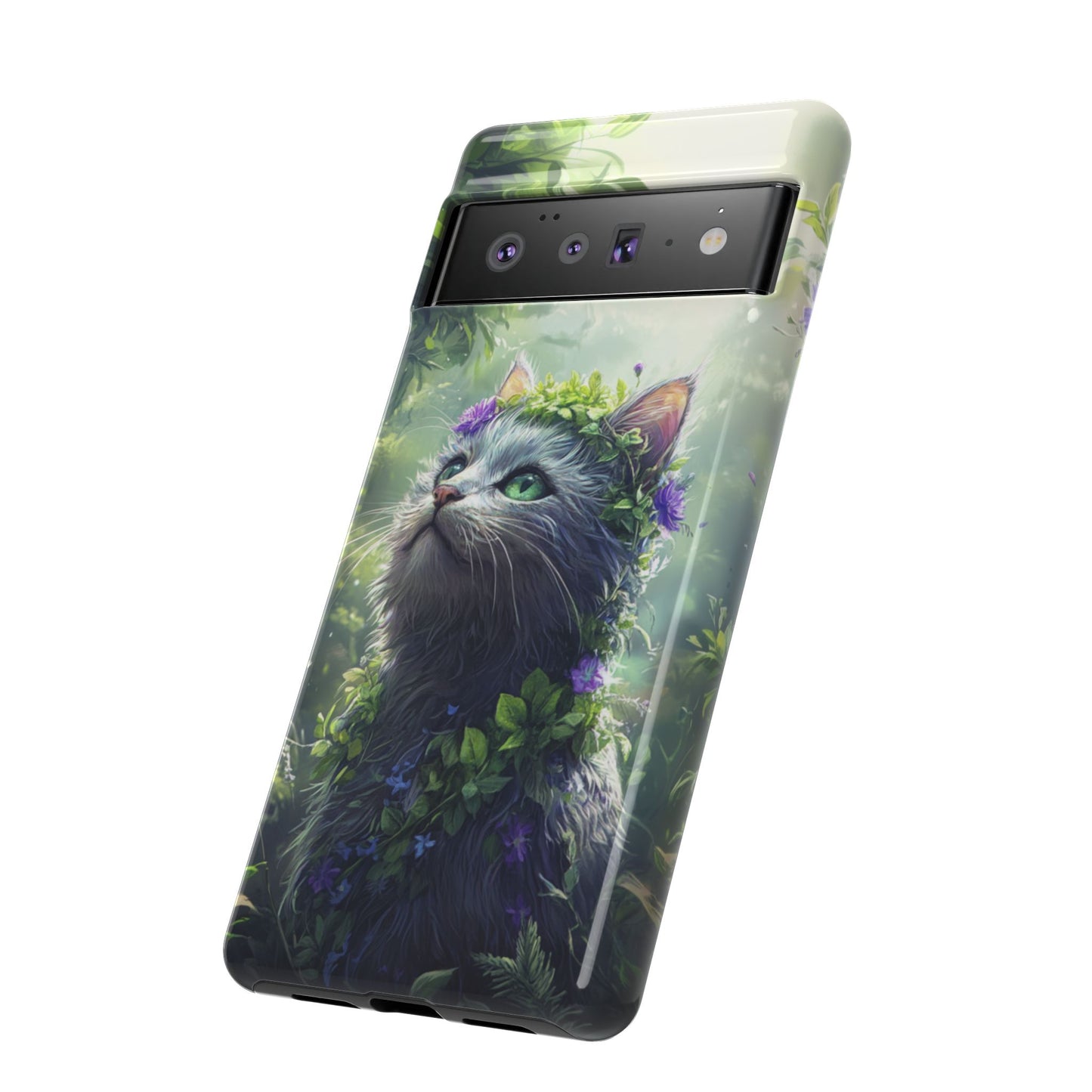 Nature’s Guardian Cat Phone Case – iPhone, Google Pixel, Samsung Galaxy