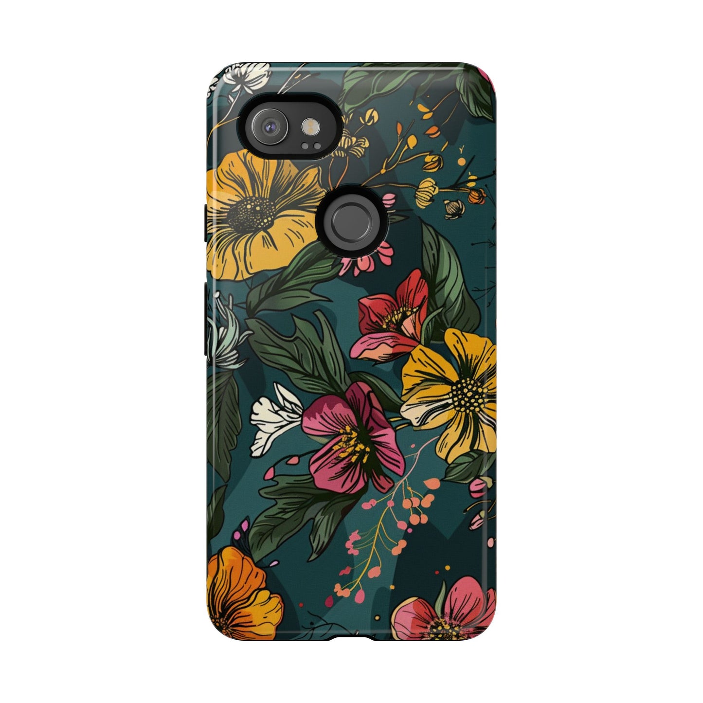 Vintage Floral Bloom – Tough Google Pixel Case