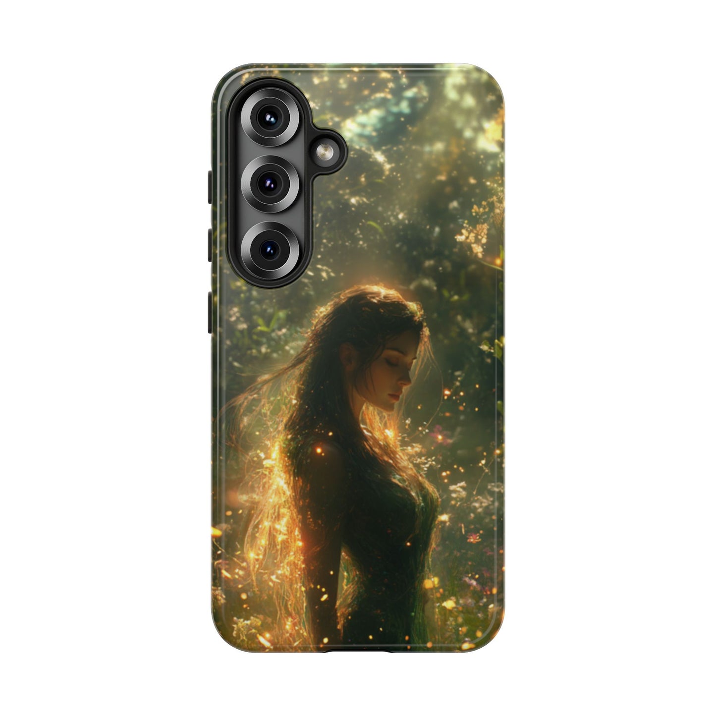Forest Goddess Golden Light Meadow - Tough Samsung Galaxy Case