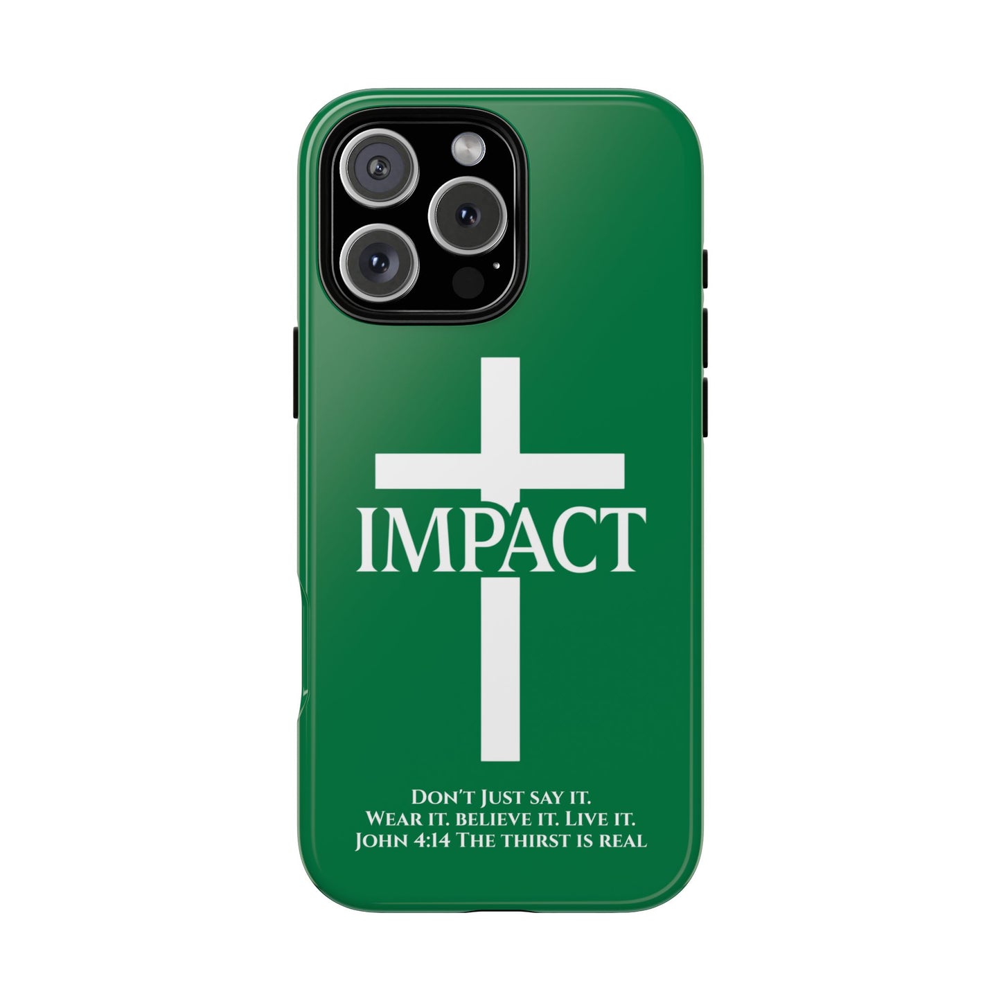 Impact Green - Tough iPhone Case