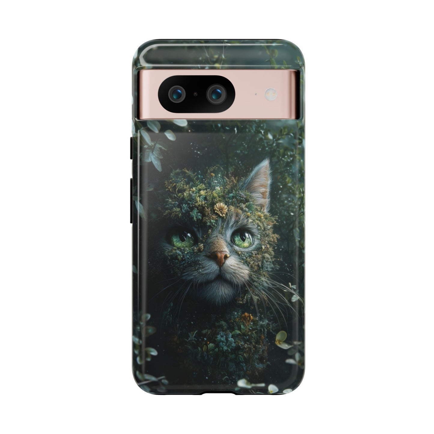 Forest Fantasy Cat Phone Case – iPhone, Google Pixel, Samsung Galaxy