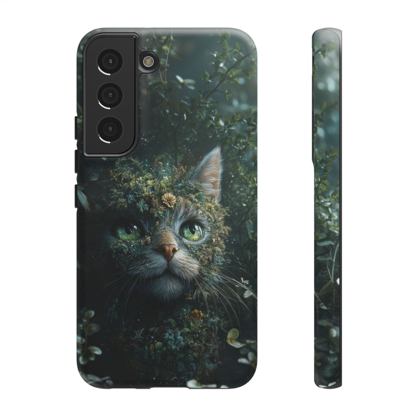 Forest Fantasy Cat Phone Case – iPhone, Google Pixel, Samsung Galaxy