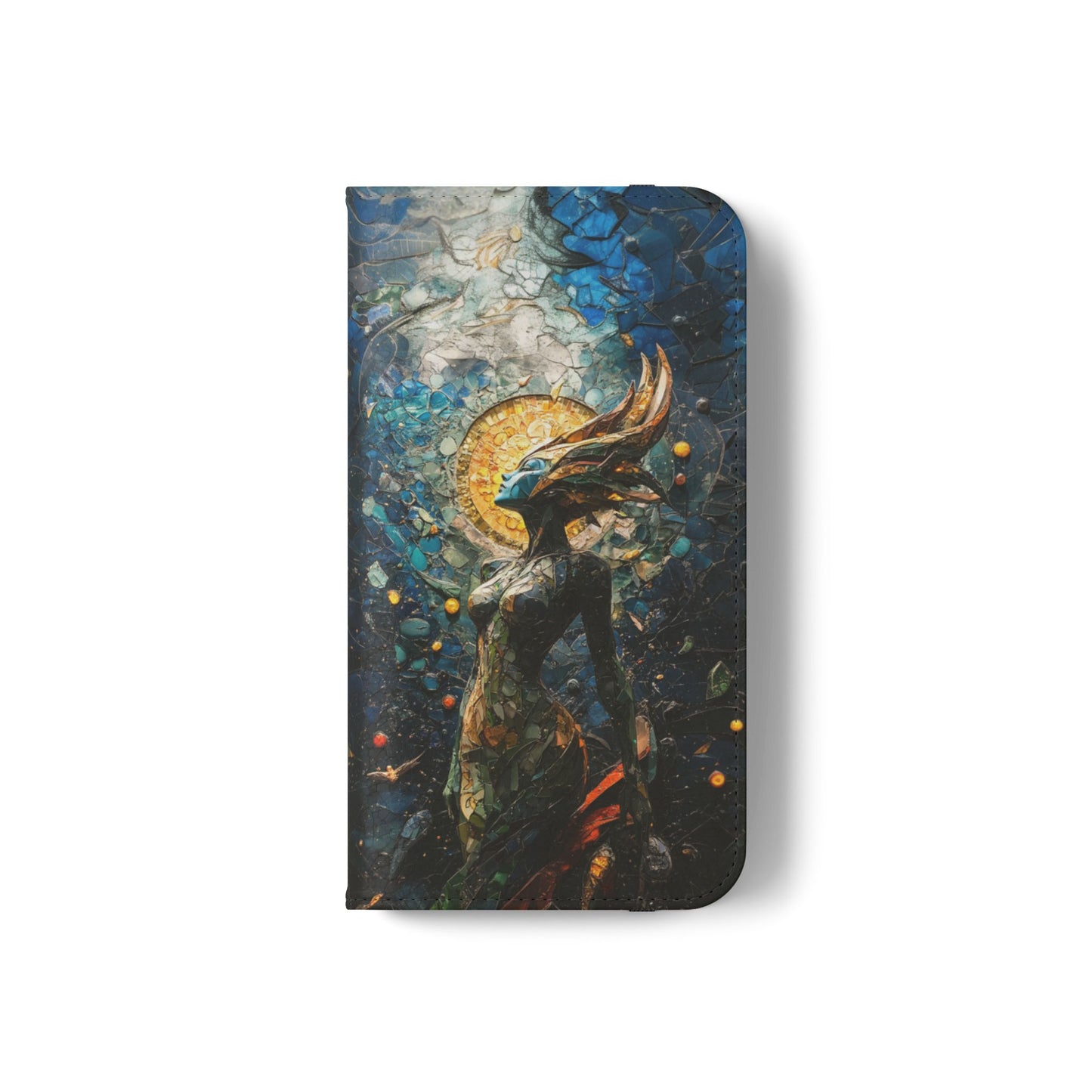 Stained Glass Goddess - Wallet Flip Case