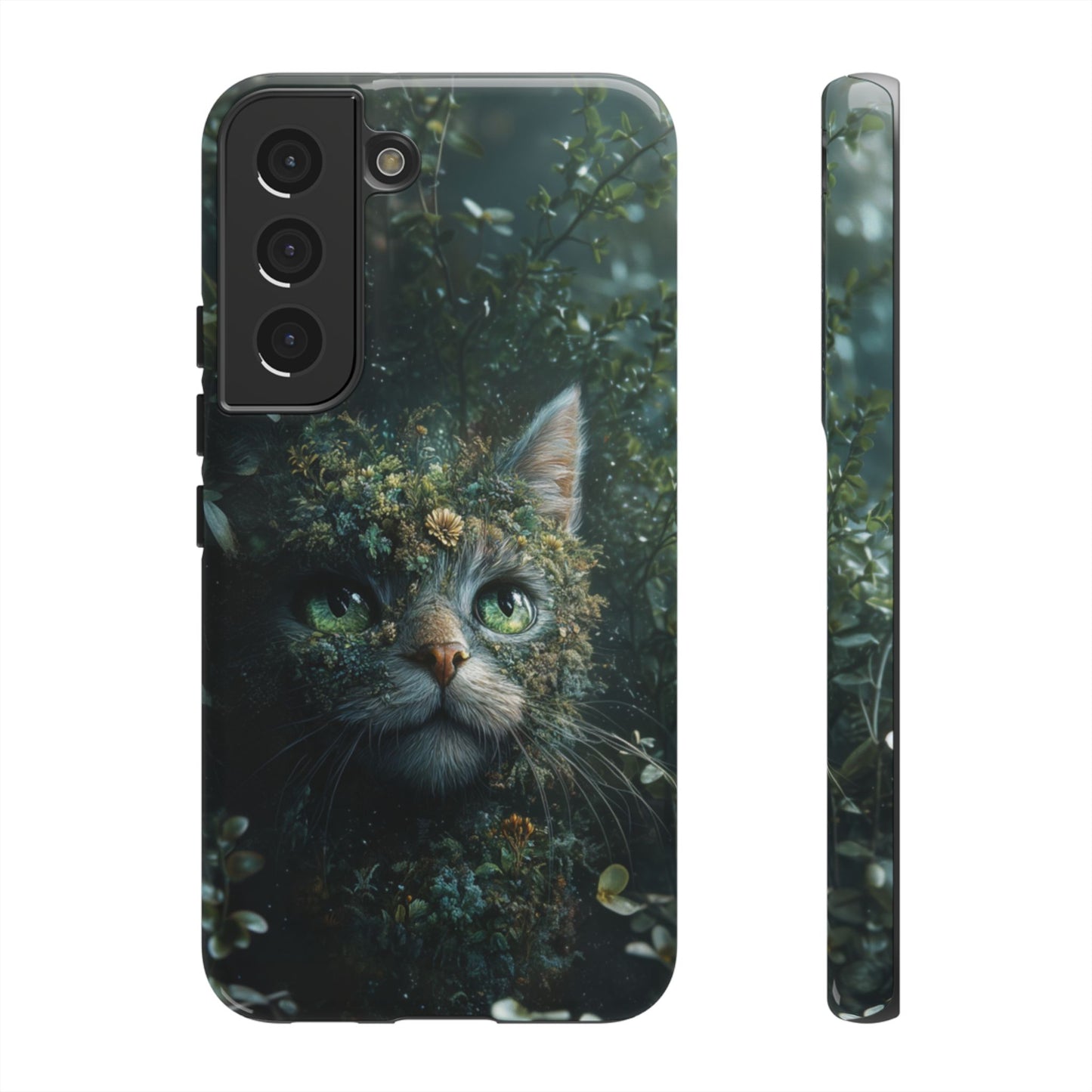 Forest Fantasy Cat Phone Case – iPhone, Google Pixel, Samsung Galaxy