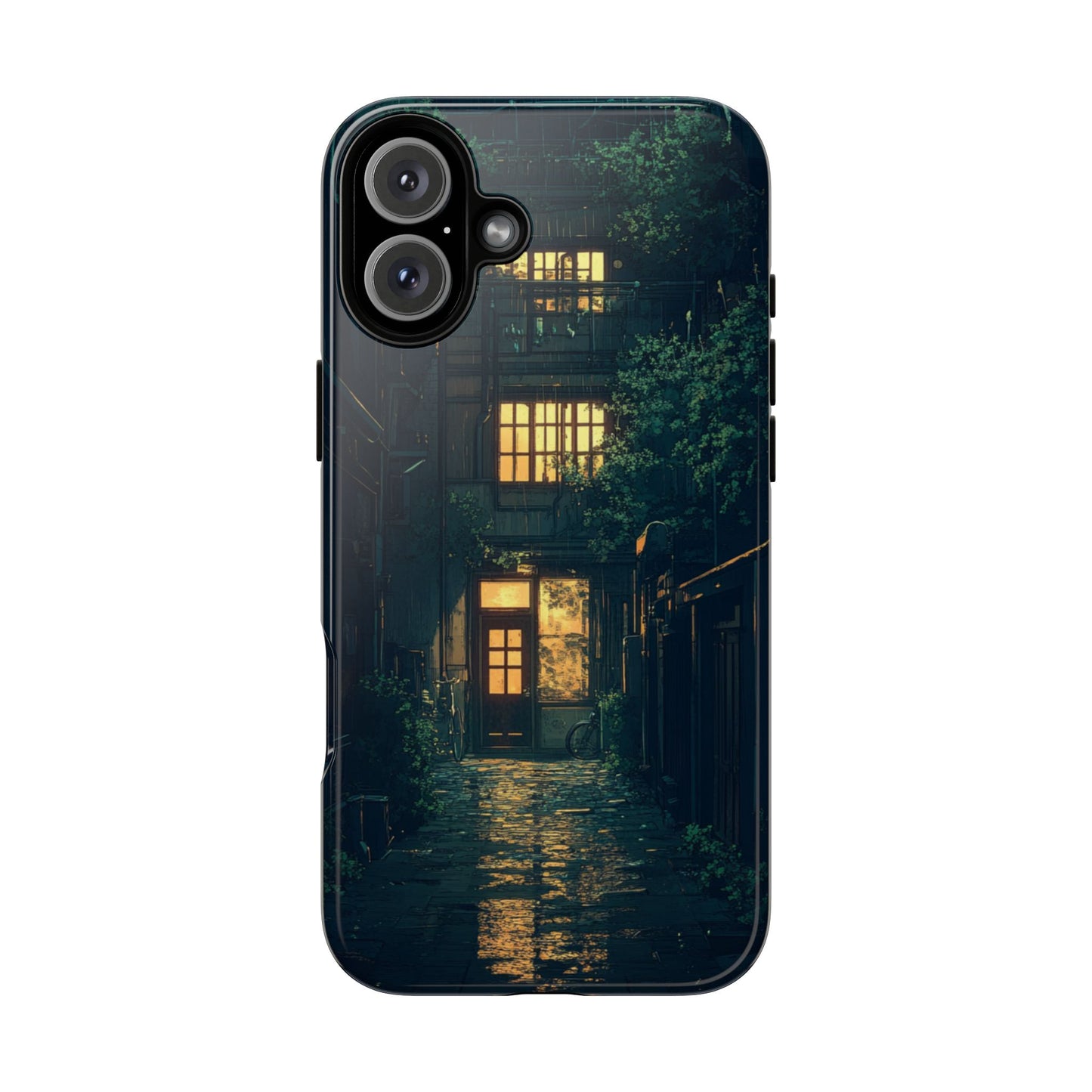 Rainy Alley - Tough iPhone Case