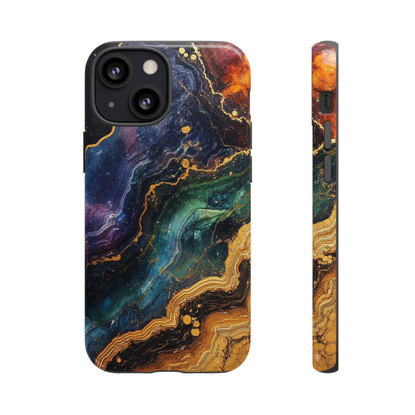 Cosmic Agate Veins – Tough iPhone Case