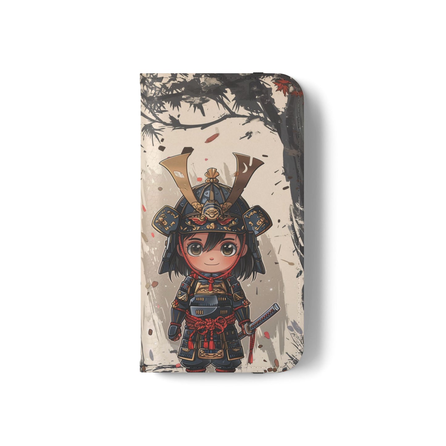 Chibi Samurai - Wallet Flip Case
