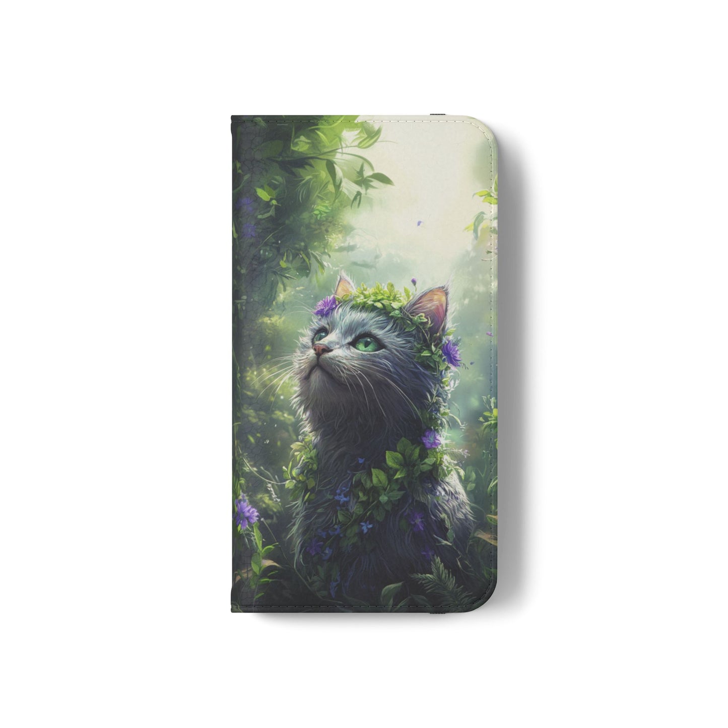 Forest Spirit Cat - Wallet Flip Case