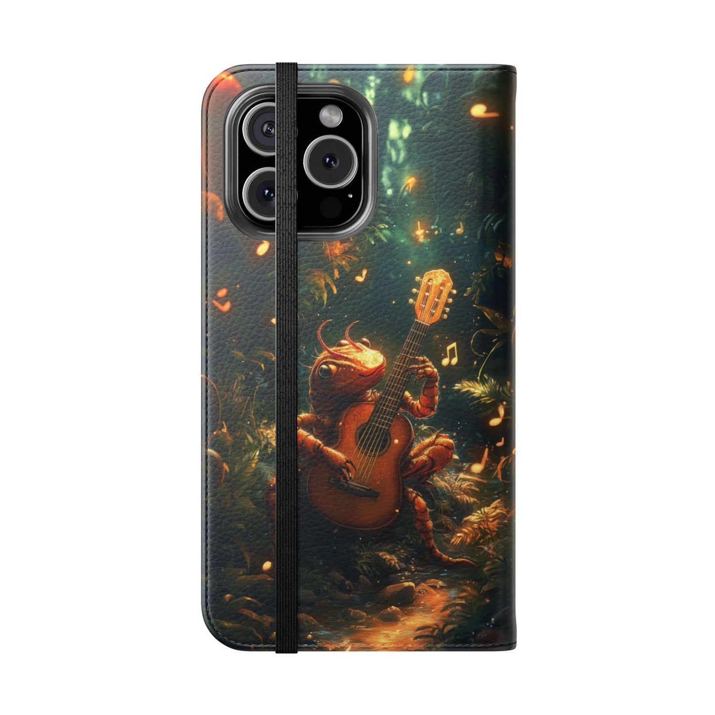 Serenade Forest Guitarist - Wallet Flip Case