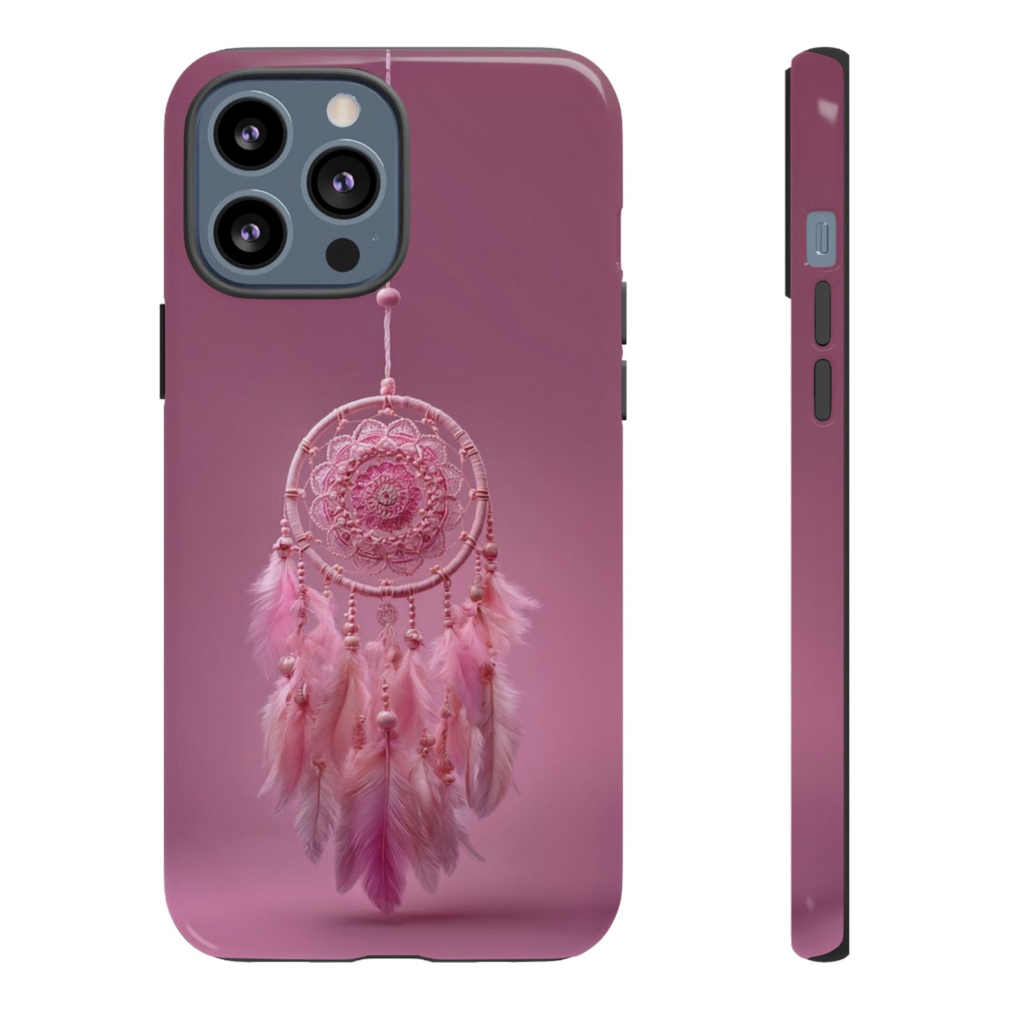 Pink Lace Dreamcatcher - Tough iPhone Case
