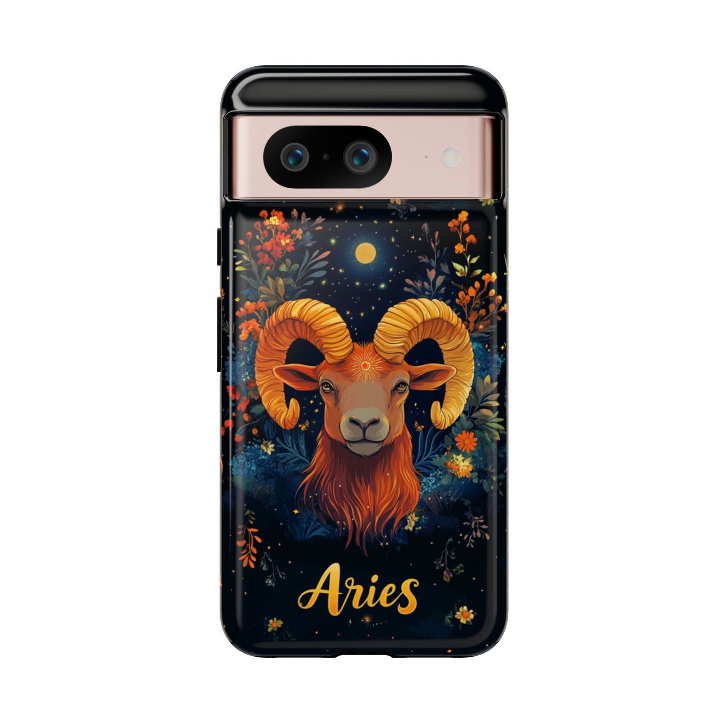 Aries Celestial Bloom Phone Case – iPhone, Google Pixel, Samsung Galaxy