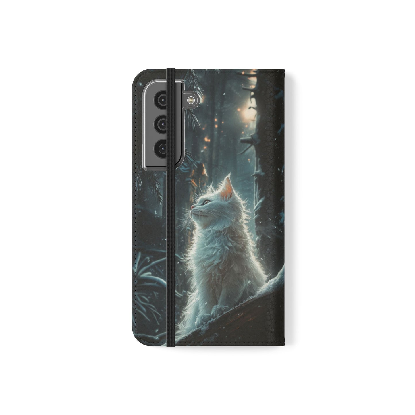 Winter Spirit Cat - Wallet Flip Case
