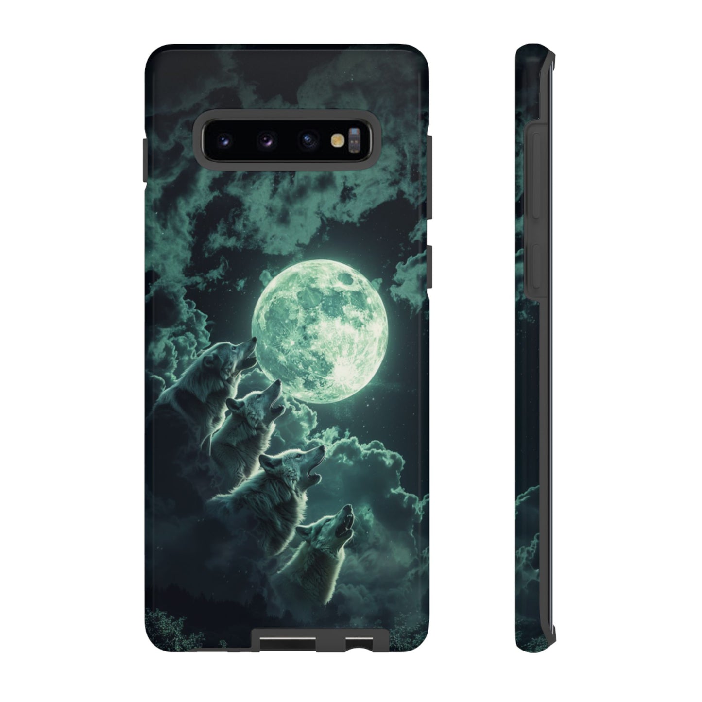 Moonlit Wolf Chorus - Tough Samsung Galaxy Case