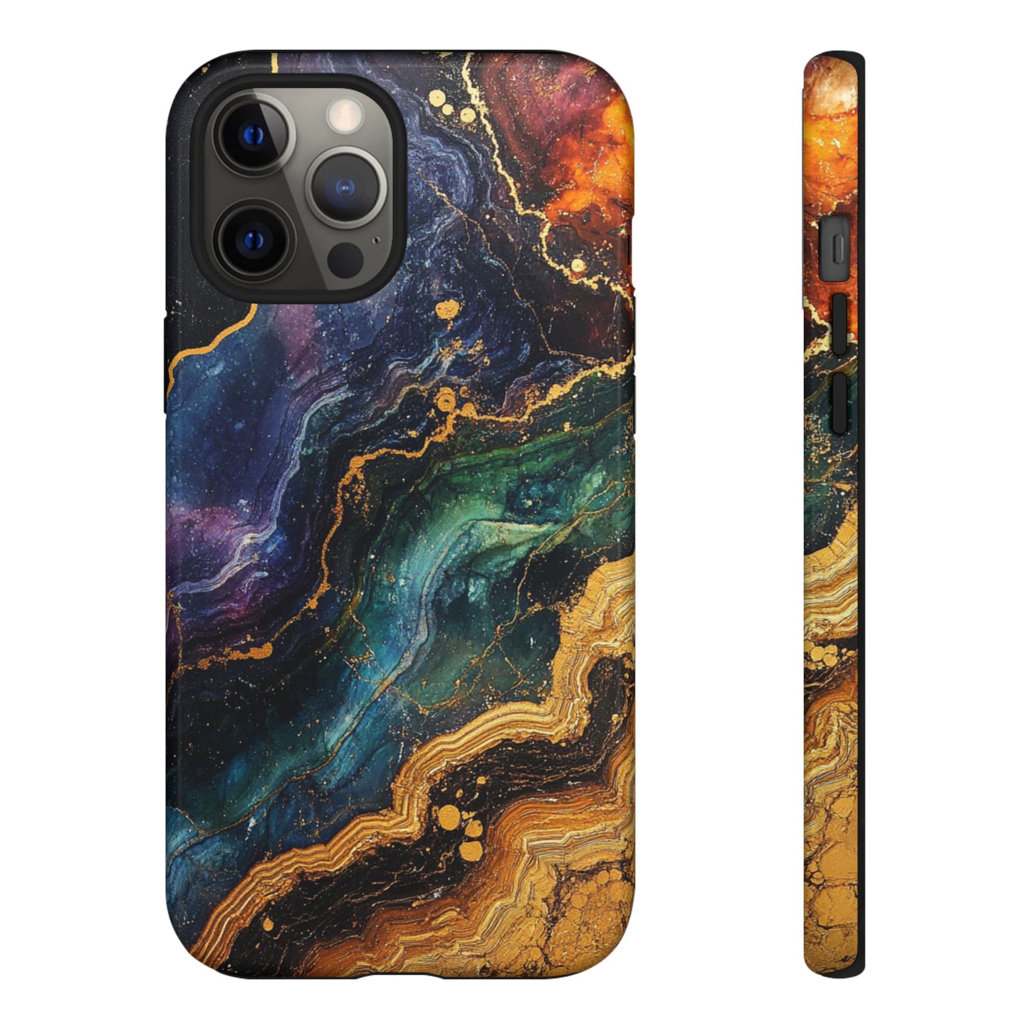 Cosmic Agate Veins – Tough iPhone Case