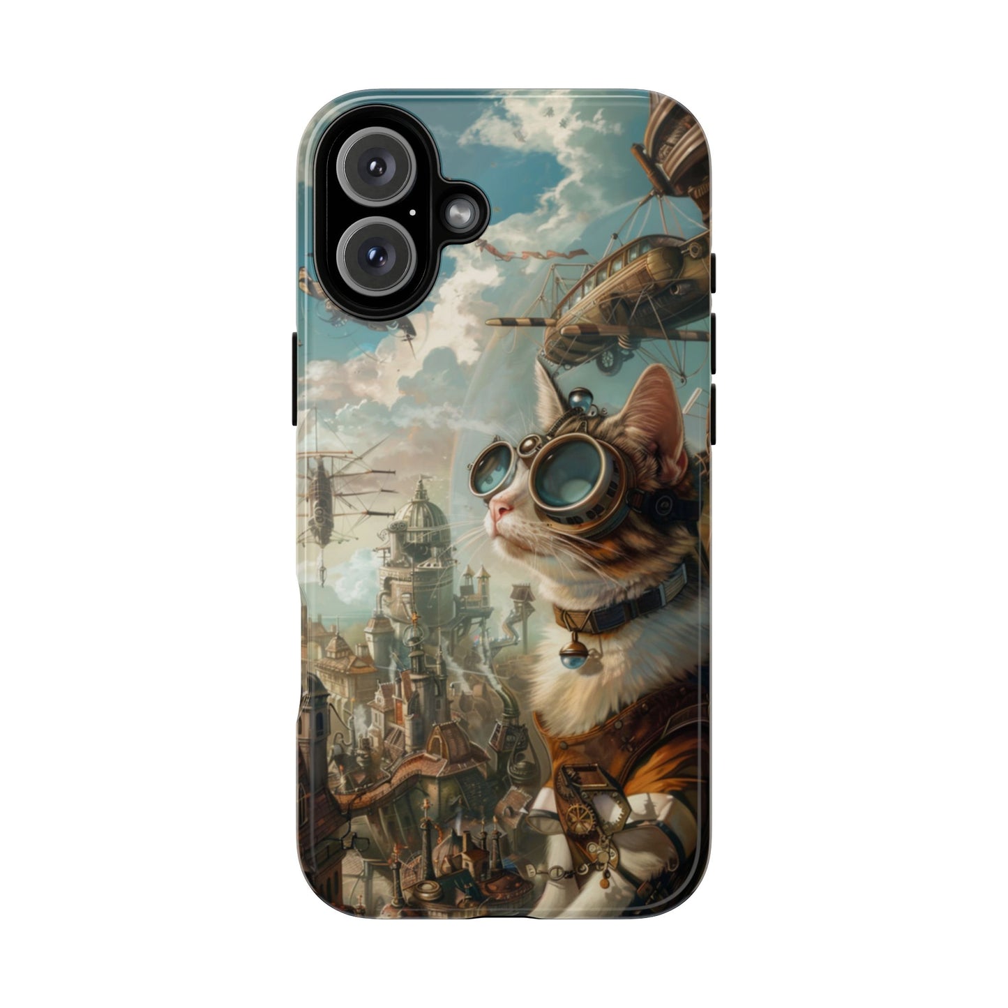 Steampunk Aviator Cat - Tough iPhone Case