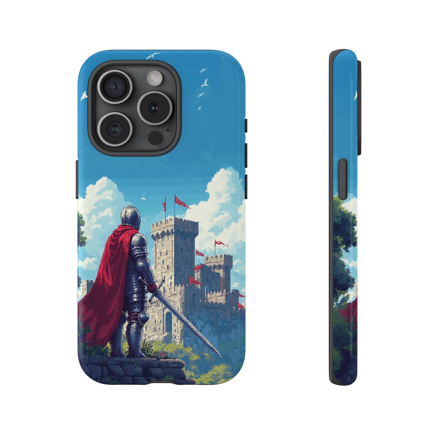 Pixel Knight Adventure Phone Case - iPhone, Google Pixel, Samsung Galaxy