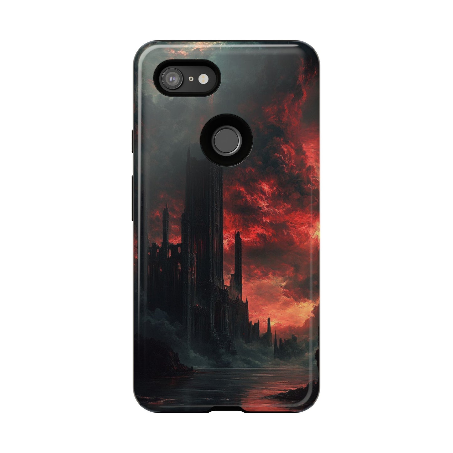 Crimson Dread Citadel – Tough Google Pixel Case