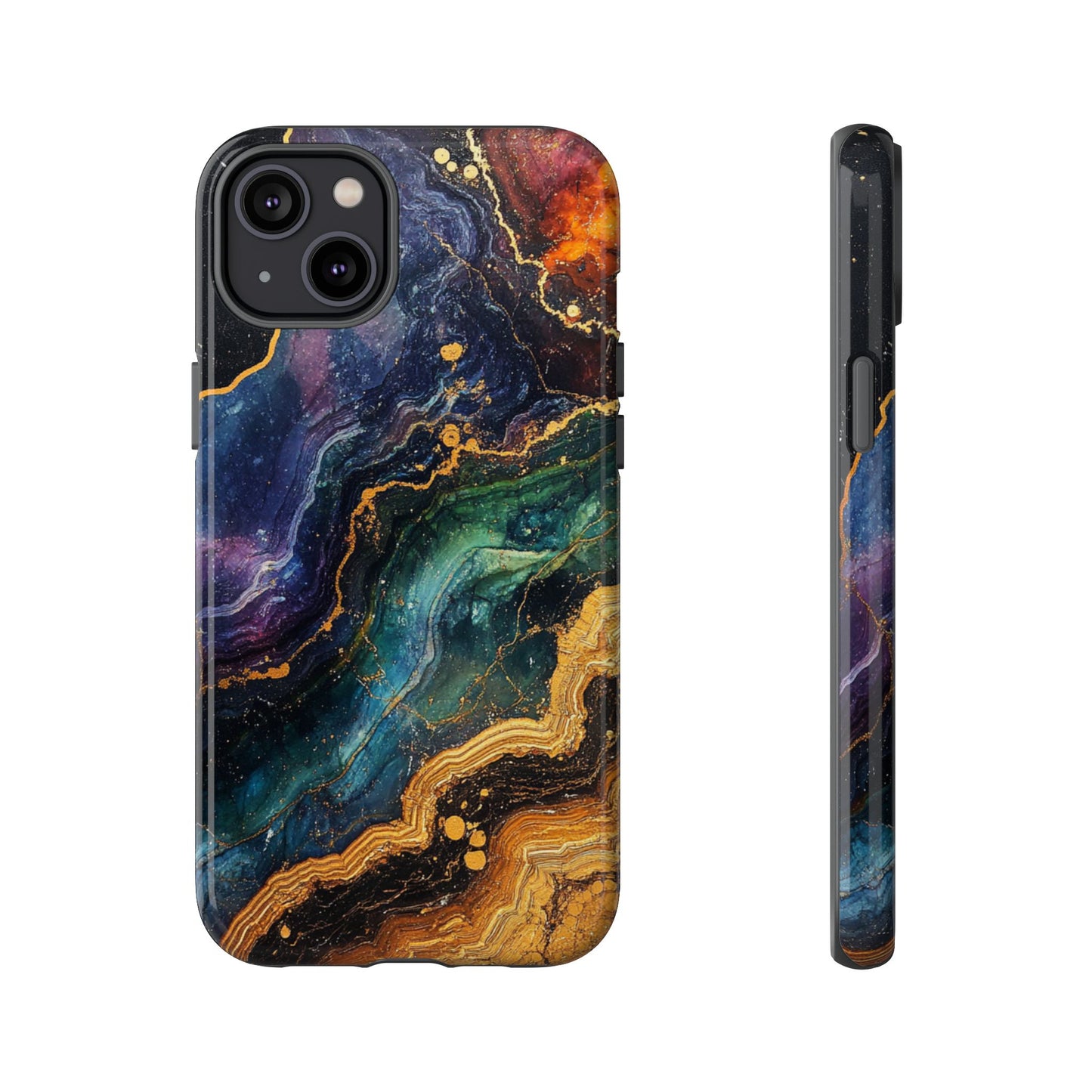 Cosmic Agate Veins – Tough iPhone Case