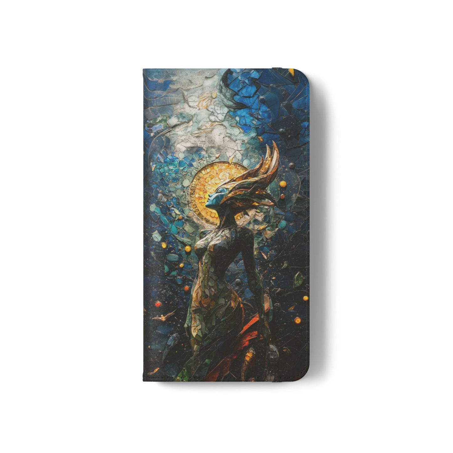 Stained Glass Goddess - Wallet Flip Case