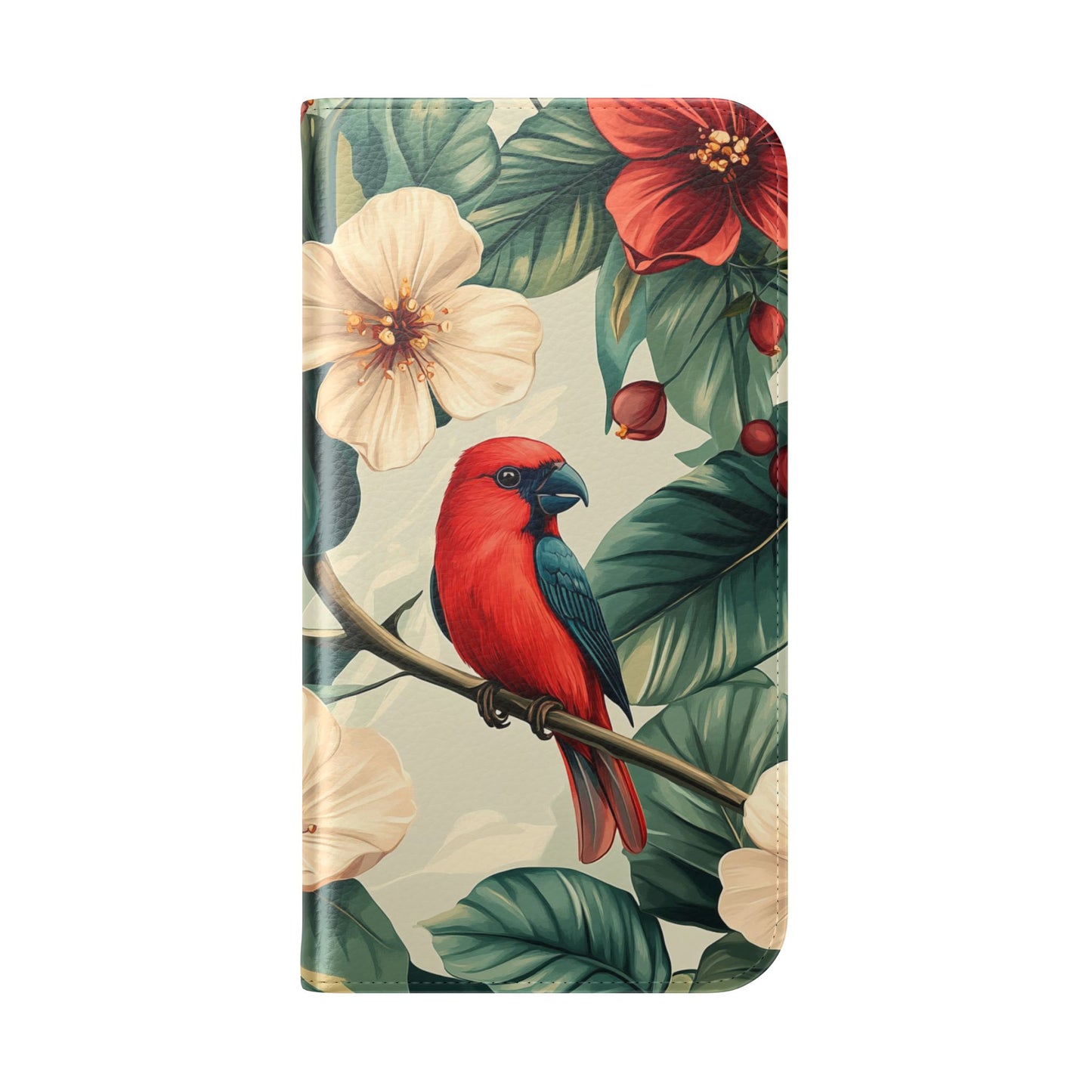 Scarlet Songbird - Wallet Flip Case