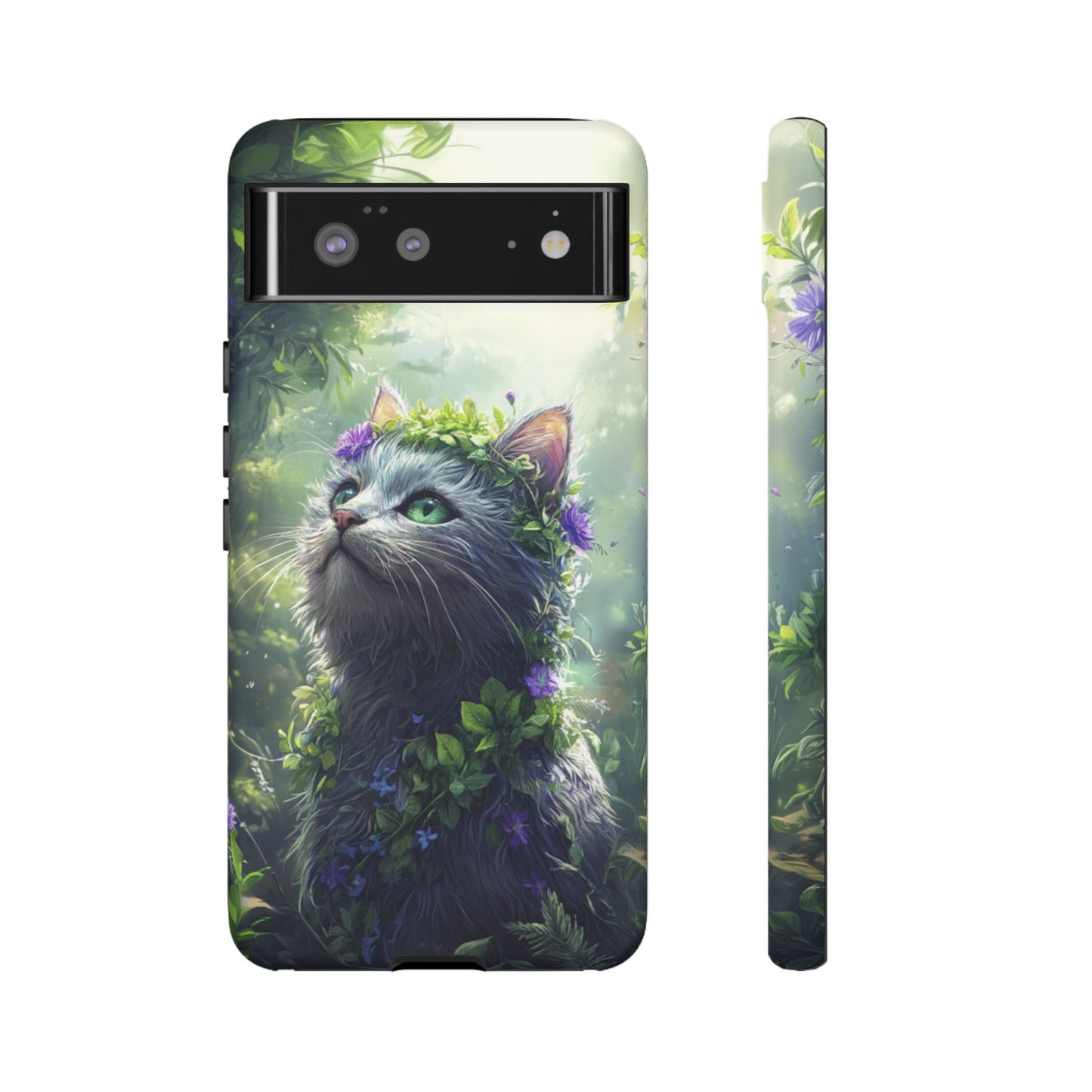 Nature’s Guardian Cat Phone Case – iPhone, Google Pixel, Samsung Galaxy