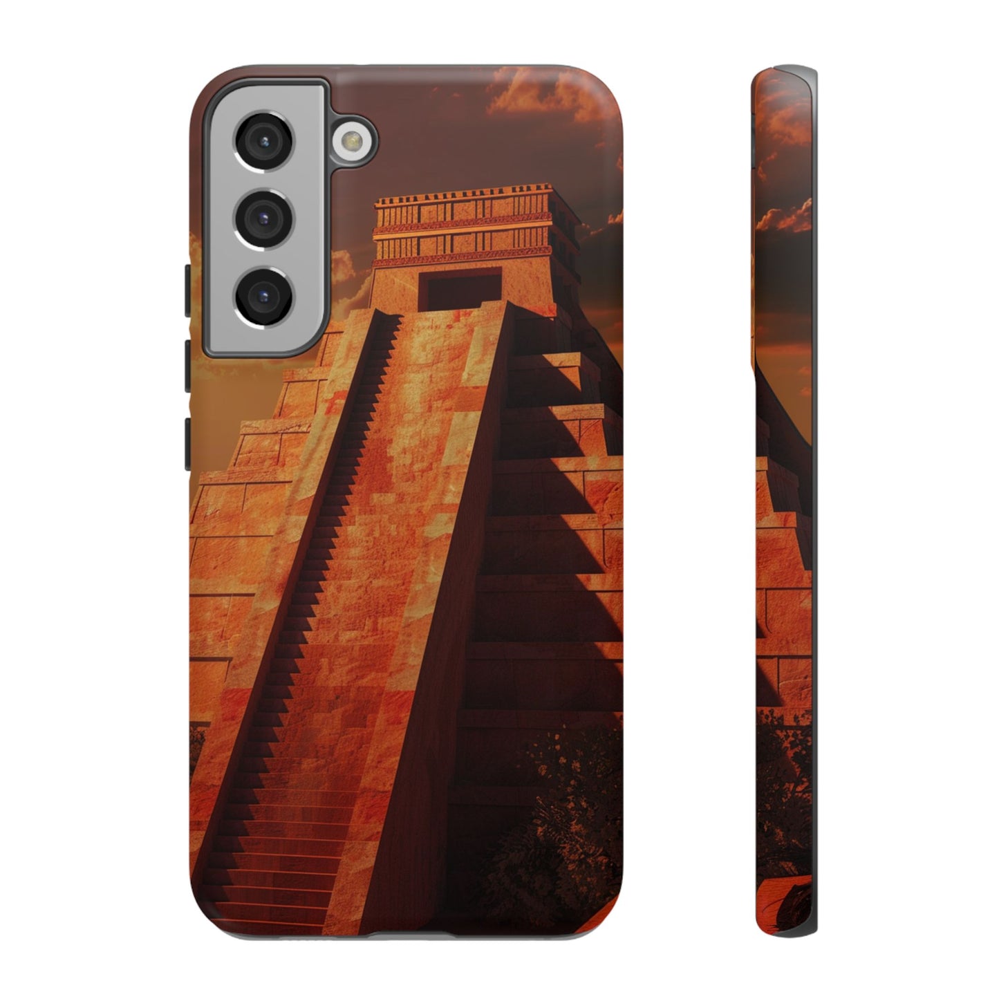 Mayan Pyramid Twilight Phone Case – iPhone, Google Pixel, Samsung Galaxy