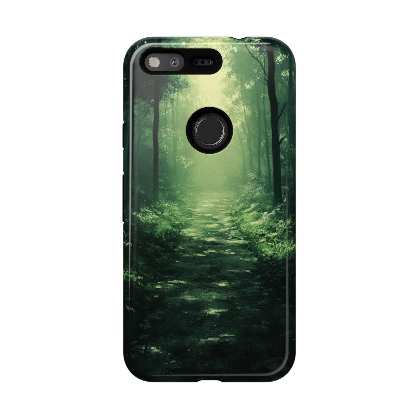 Emerald Mist Forest Path - Tough Google Pixel Case