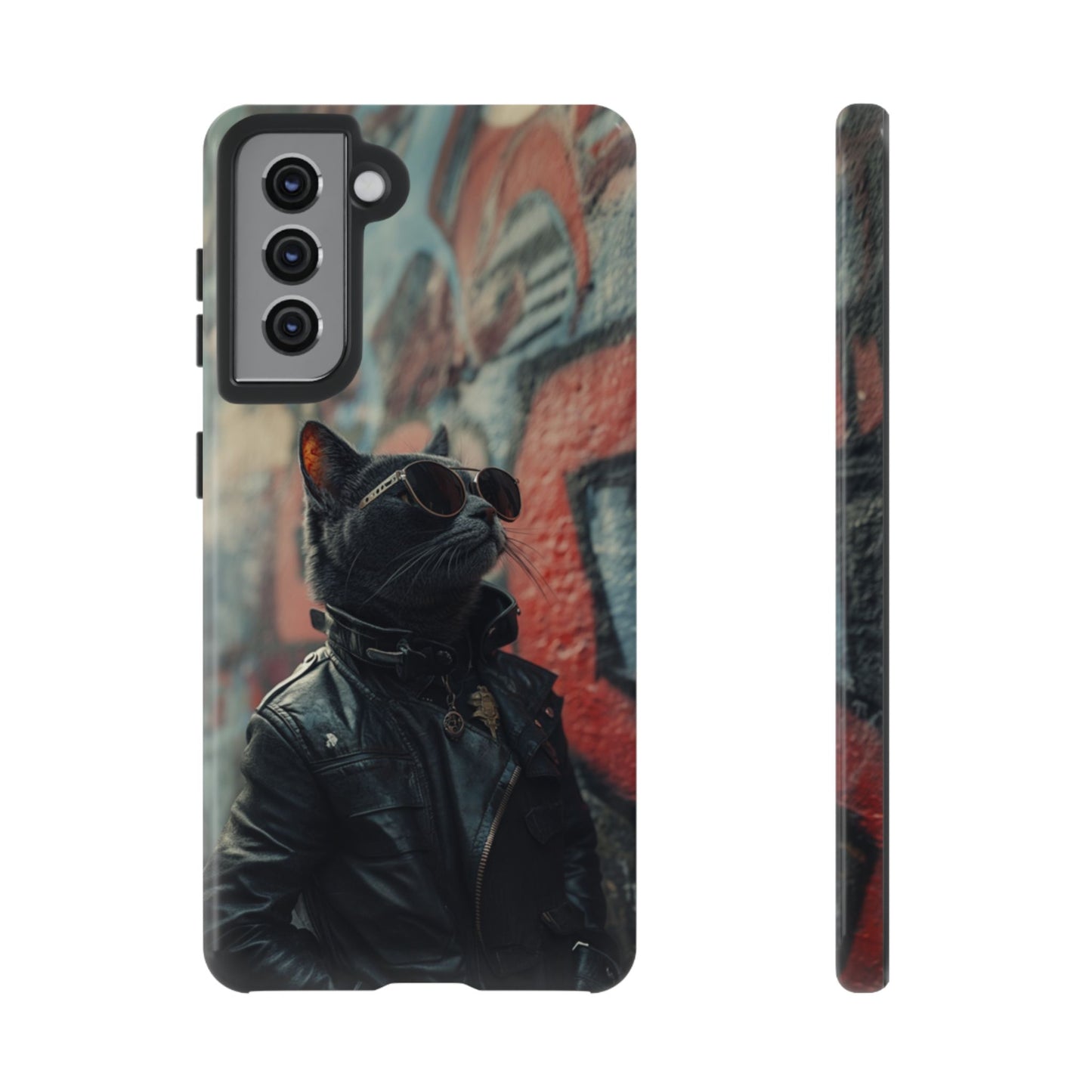 Punk Rock Cat Phone Case – iPhone, Google Pixel, Samsung Galaxy