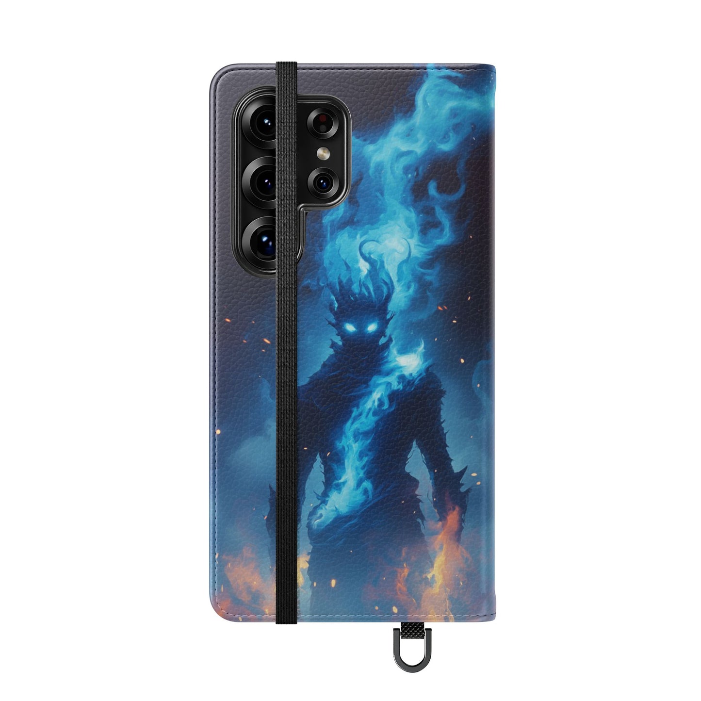 Blue Flame Spirit - Wallet Flip Case