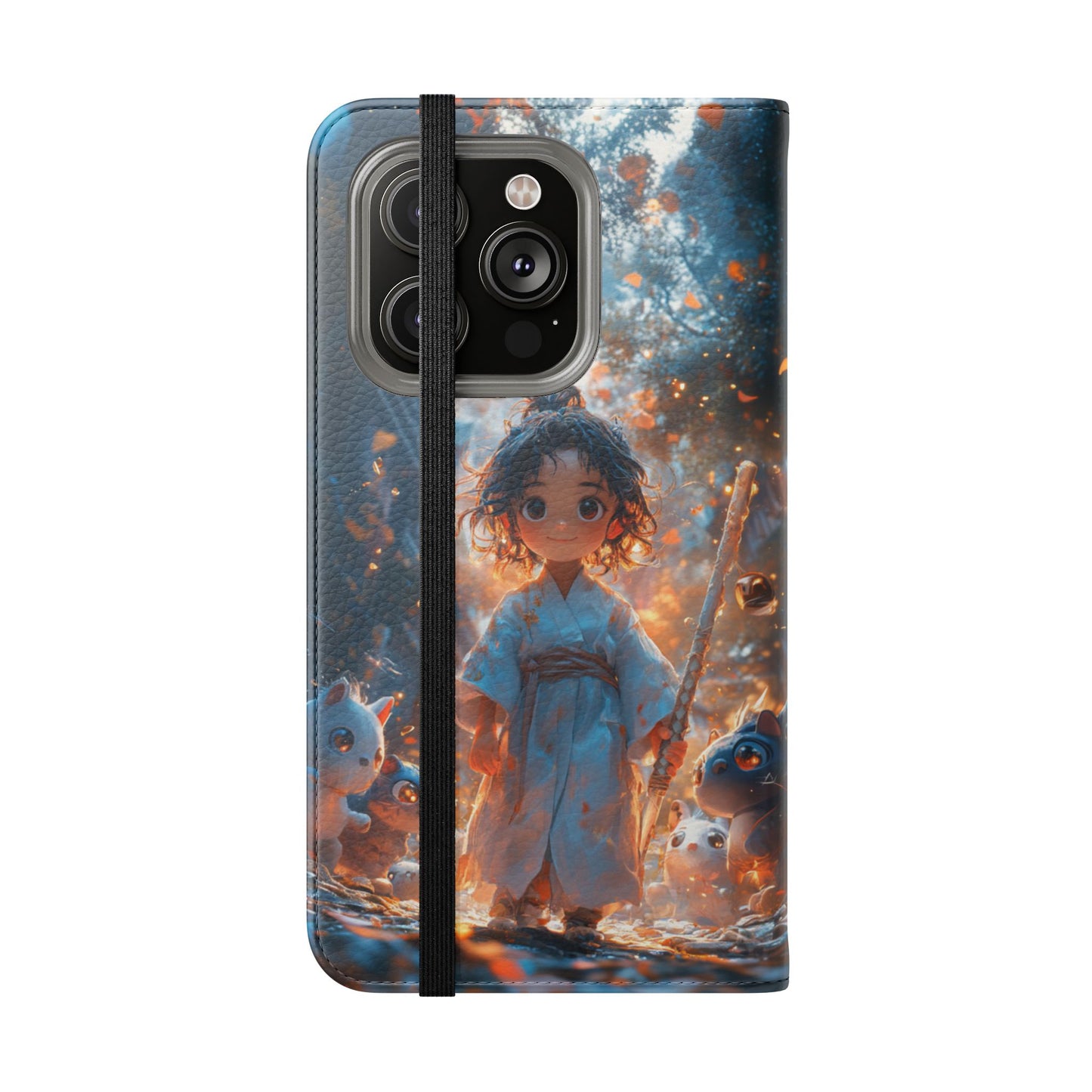 Forest Spirit Child - Wallet Flip Case