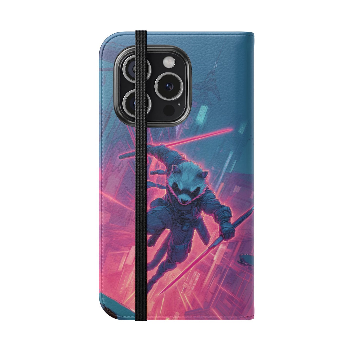 Cyberpunk Ferret - Wallet Flip Case