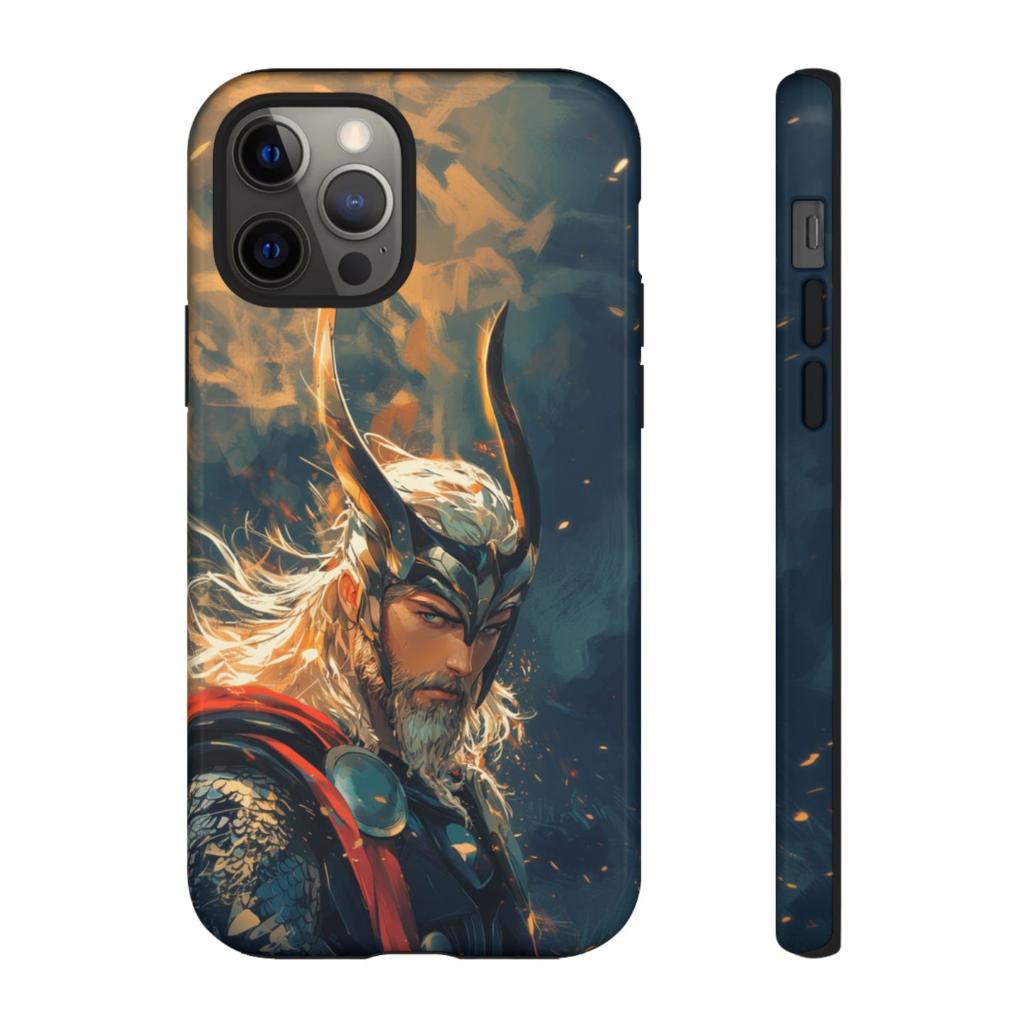 Storm-Bringer: Epic Thor Anime-Style Phone Case - iPhone, Google Pixel, Samsung