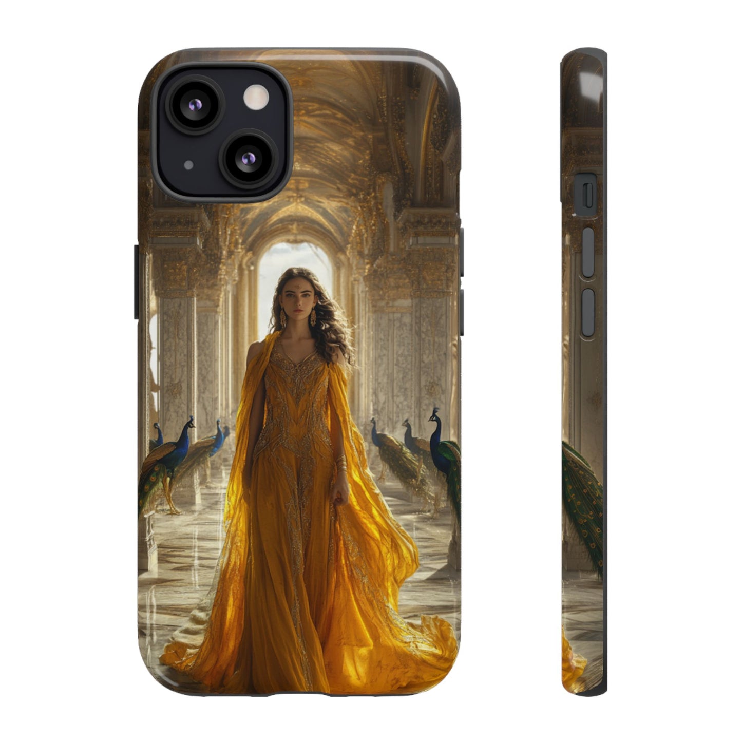Hera Golden Palace Peacock Goddess - Tough iPhone Case