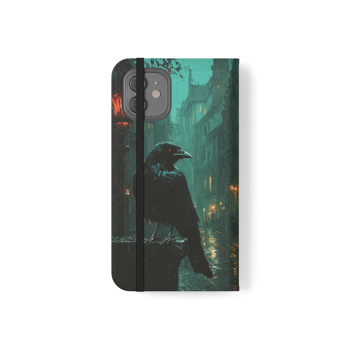 Victorian Raven - Wallet Flip Case