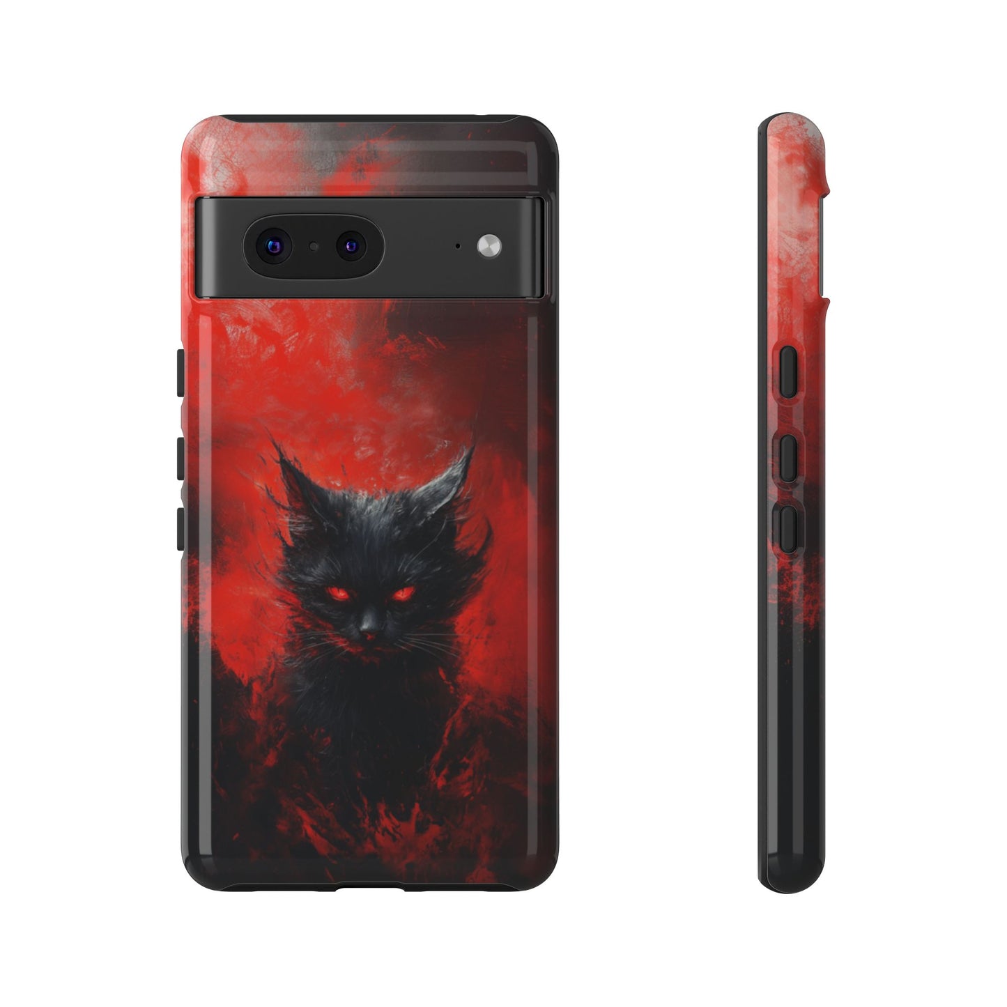 Fire Demon Black Cat - Tough Google Pixel Case