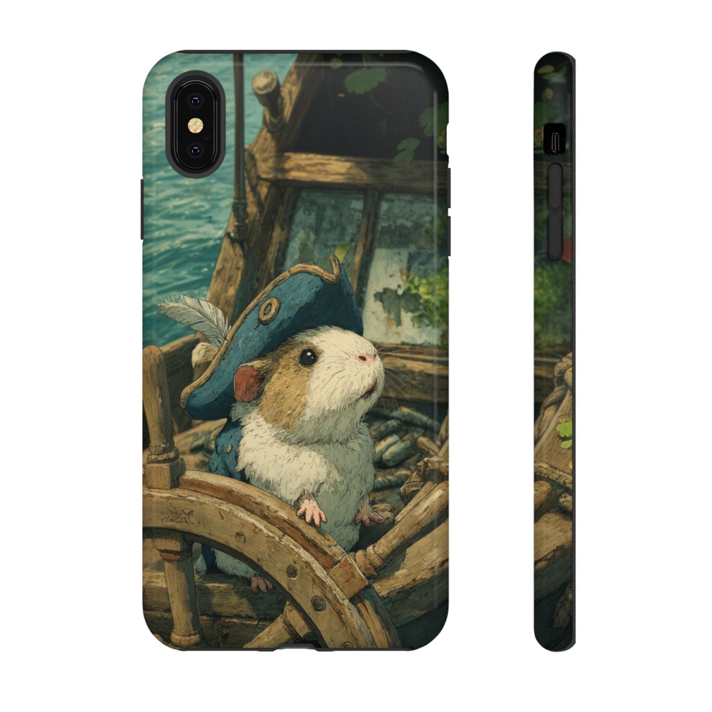 Pirate Captain Guinea Pig - Tough iPhone Case
