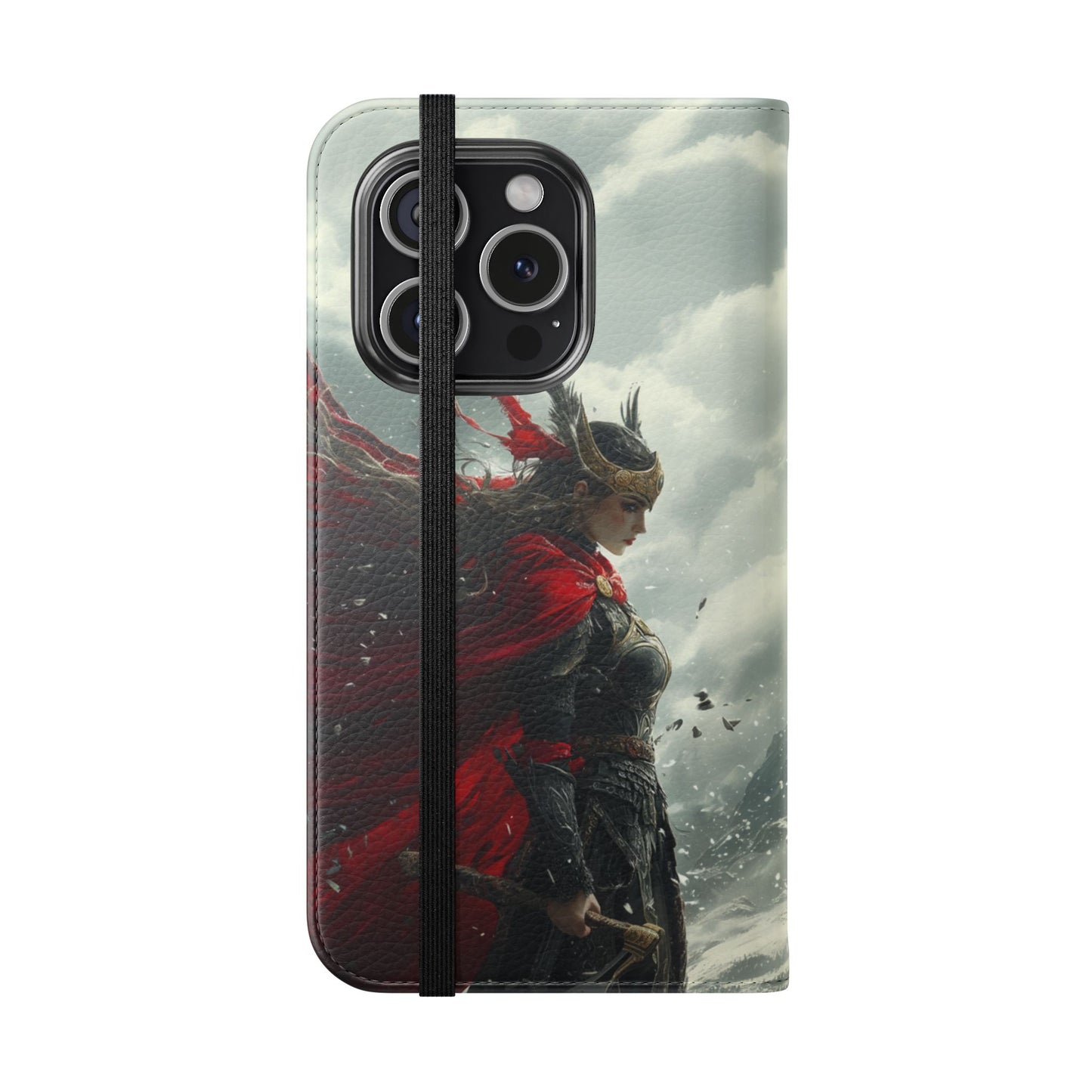 Freya Crimson Valkyrie - Wallet Flip Case